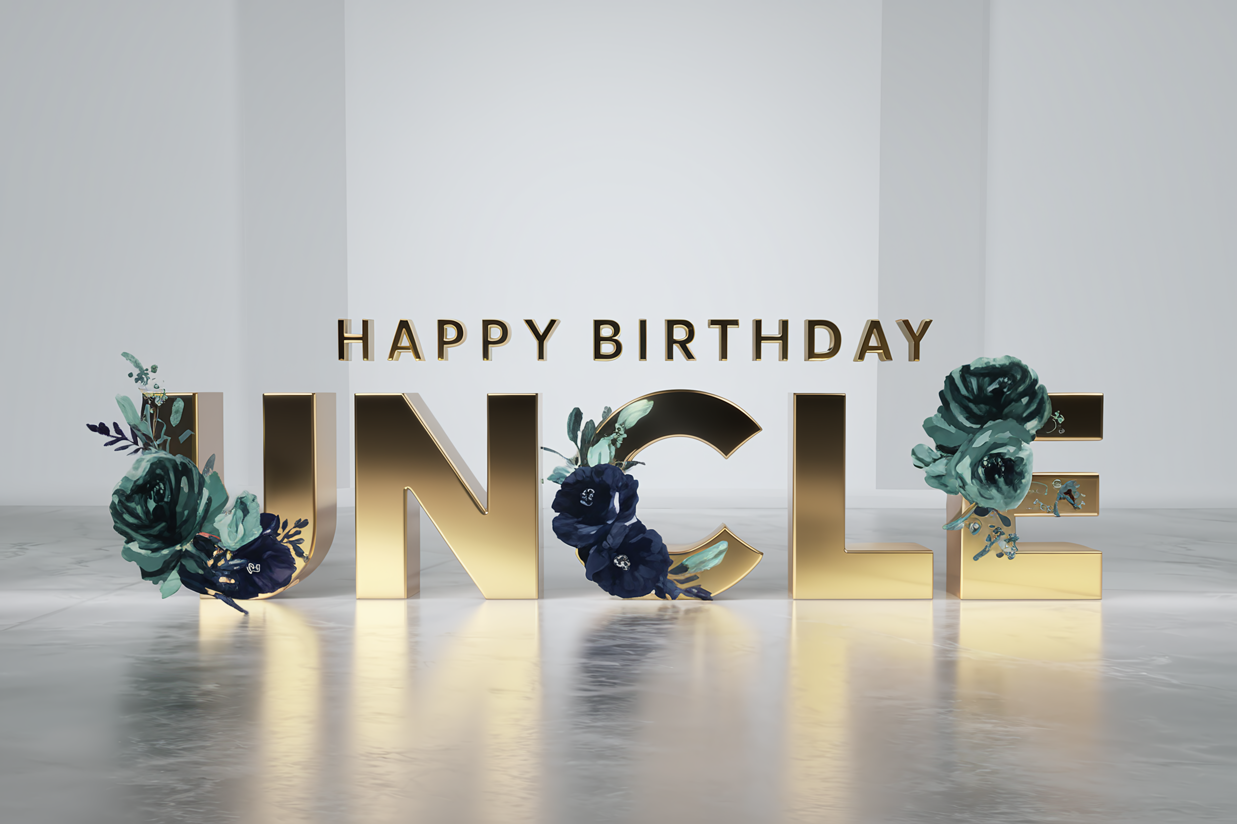 Happy Birthday Uncle Greeting Card