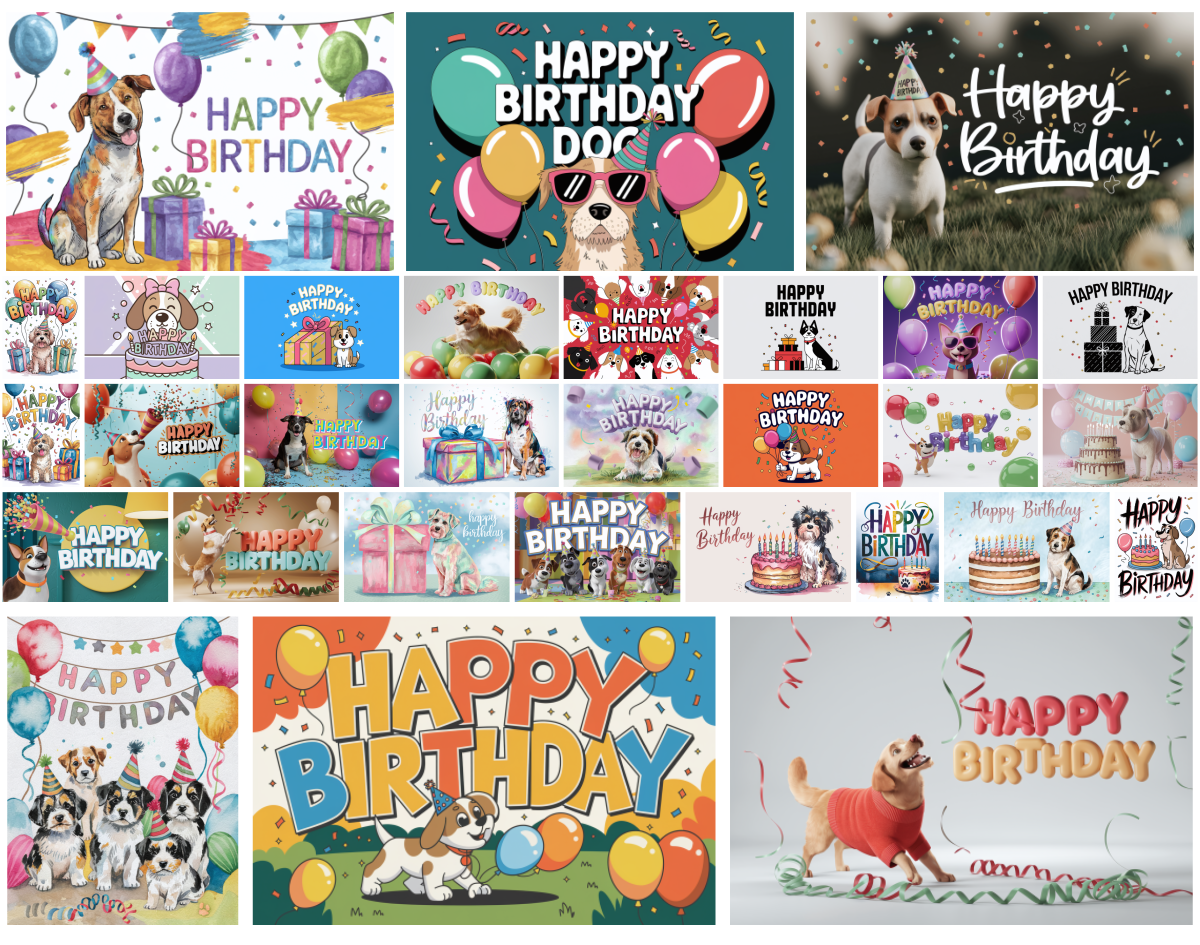 Celebrate Your Furry Friend With 30 Free Happy Birthday Dog Designs