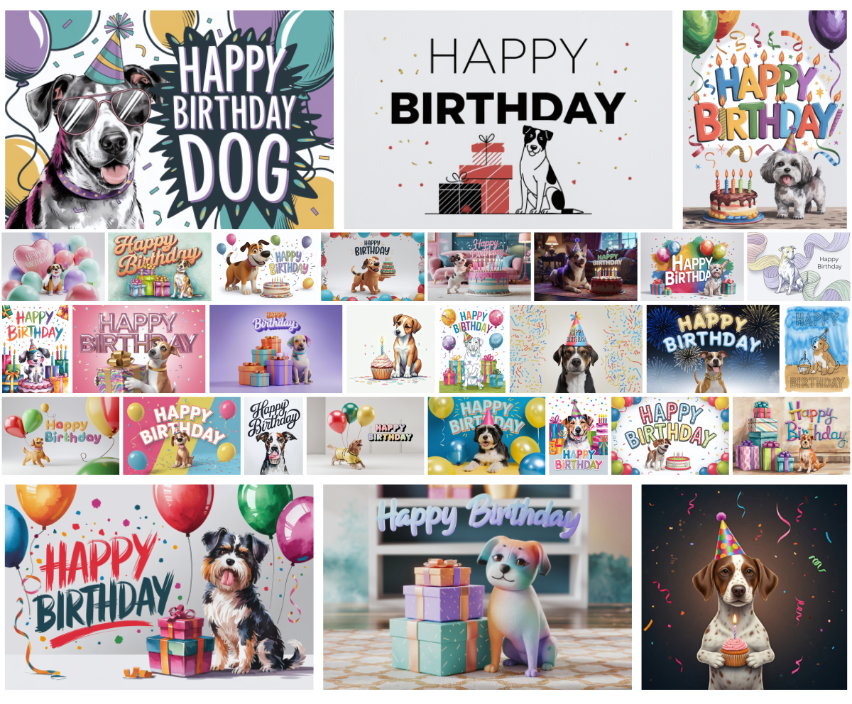 Celebrate Your Furry Friend With 30 Free Happy Birthday Dog Designs