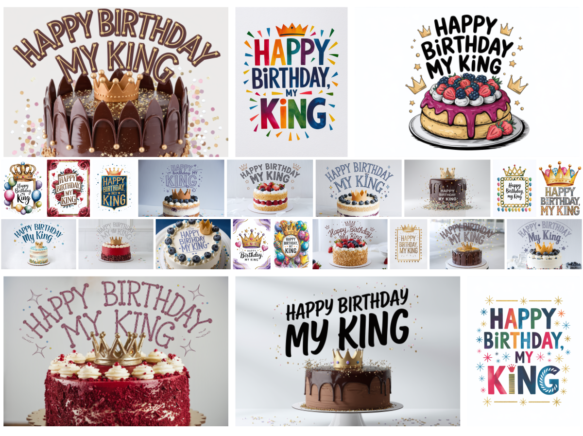24 Royal “Happy Birthday My King” Designs Fit for a King!