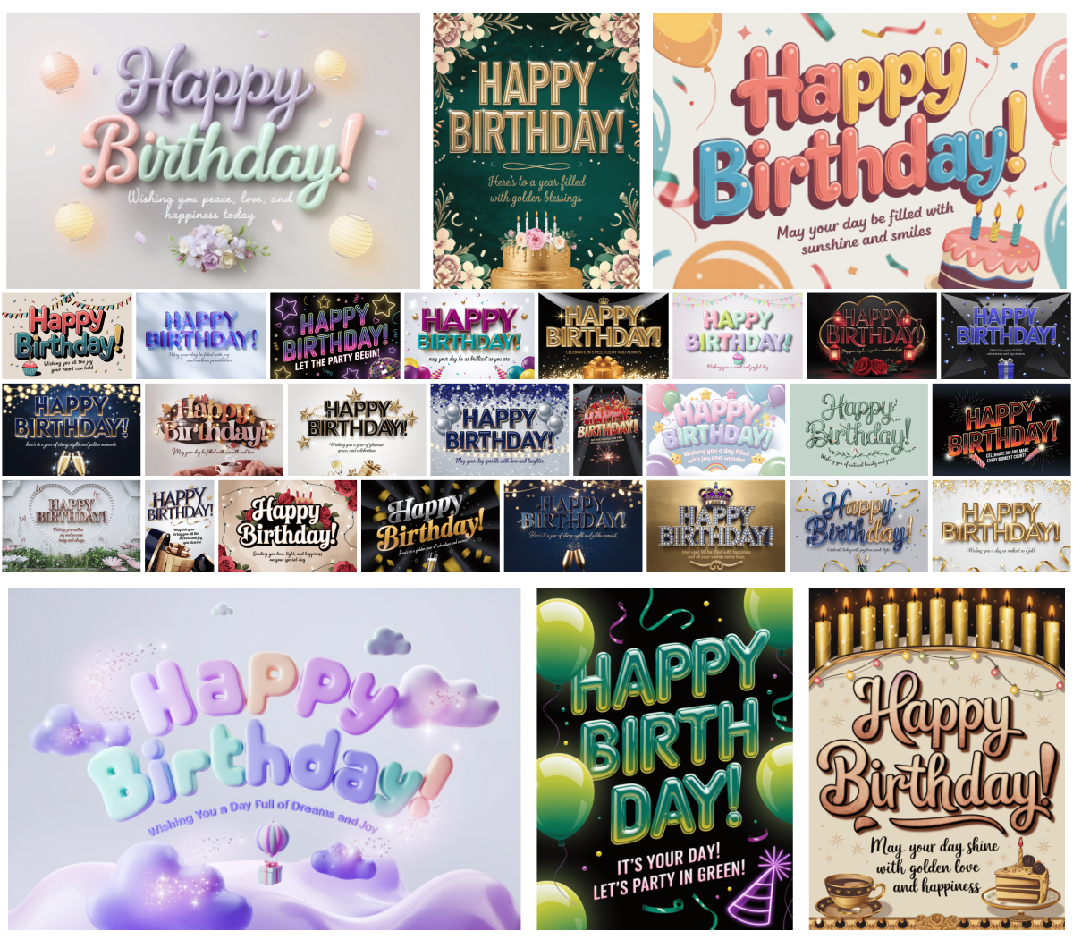 Celebrate With 30 Free & Fabulous Happy Birthday Designs! | 123freevectors