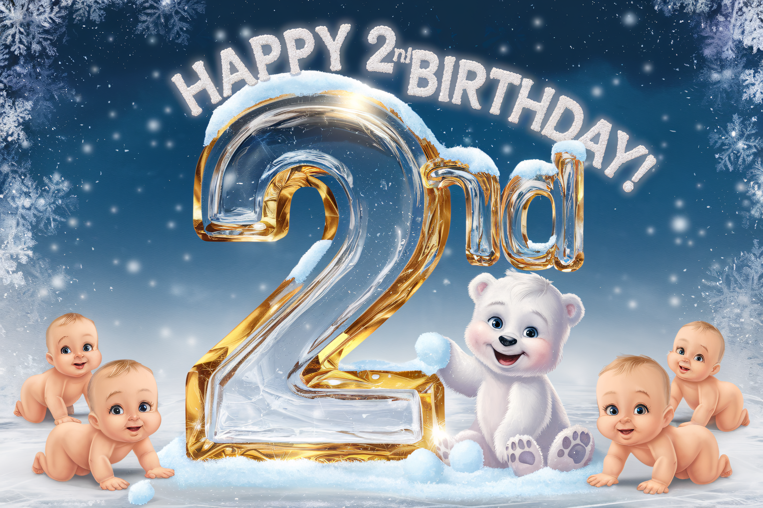 Happy 2nd Birthday Winter Wonderland