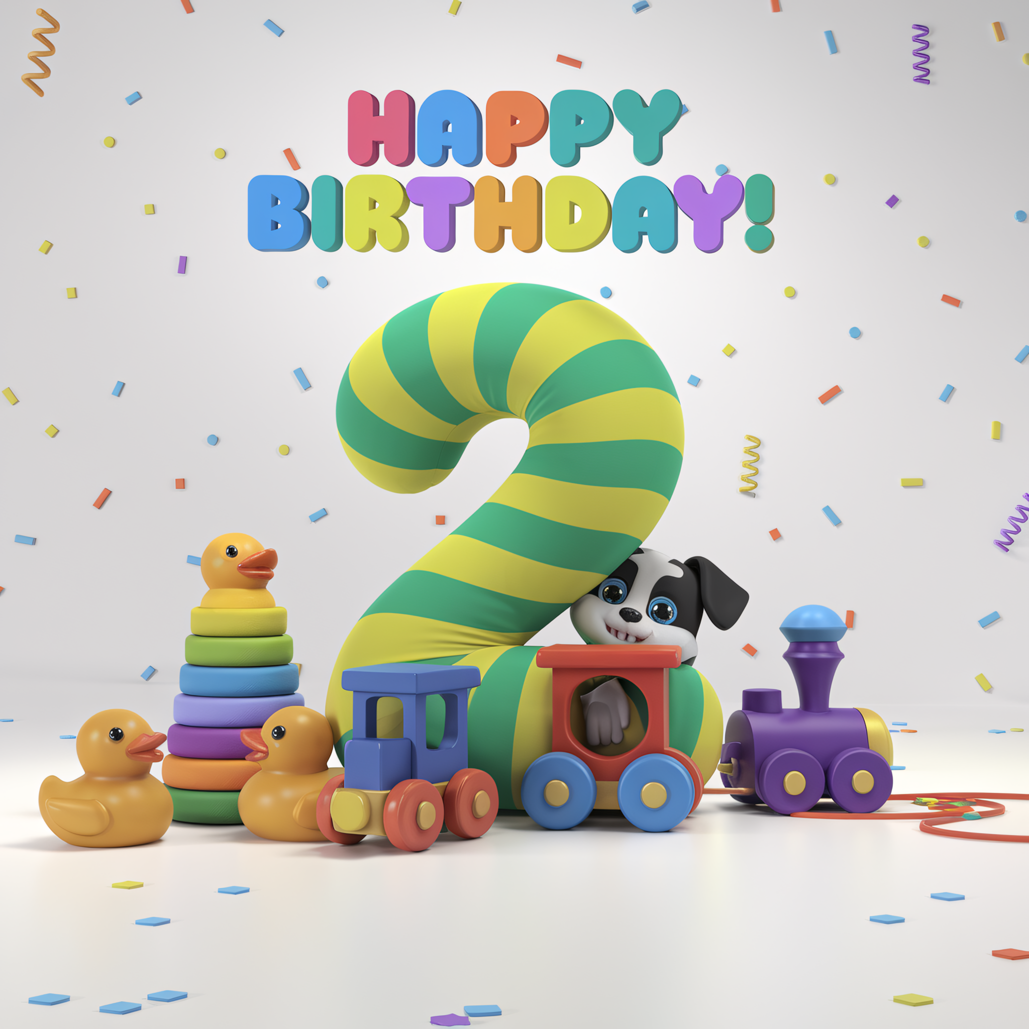 Second Birthday Party: Cute Toy Celebration