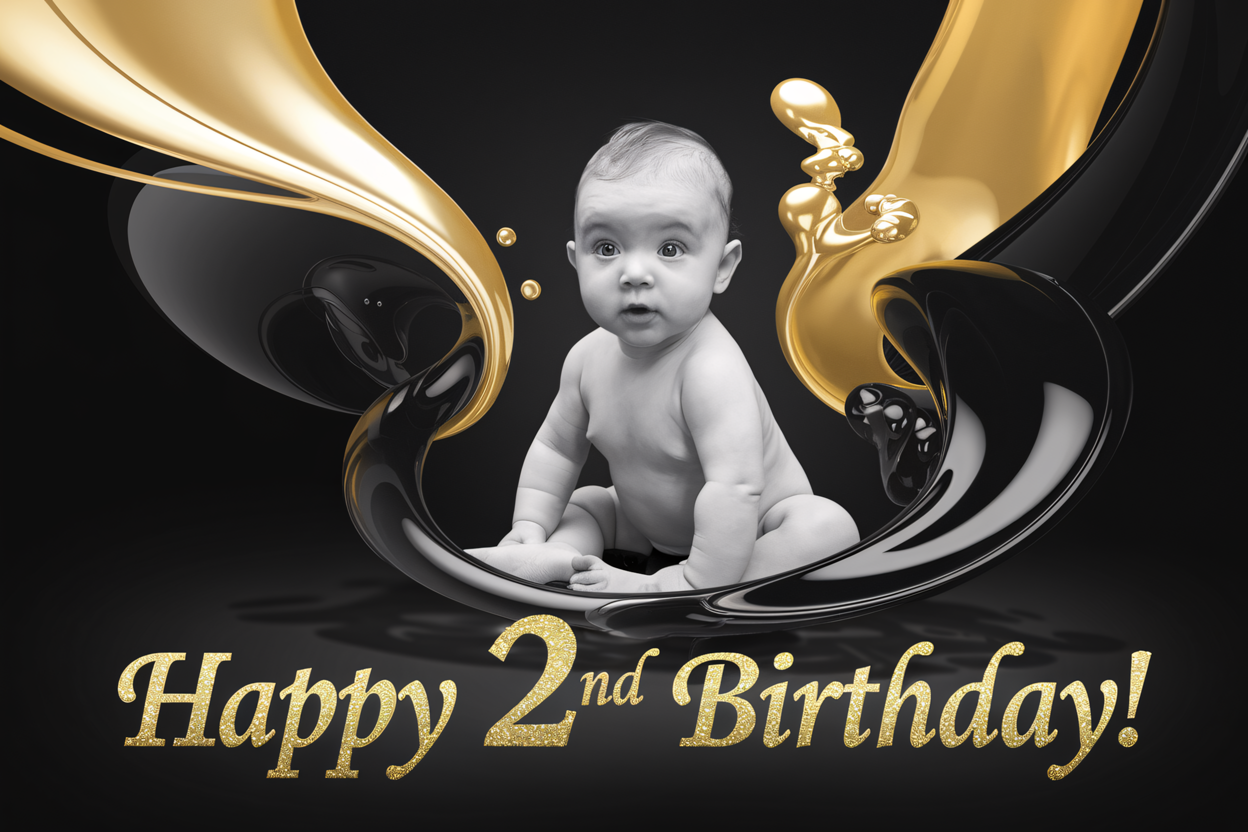 Happy 2nd Birthday Baby Boy