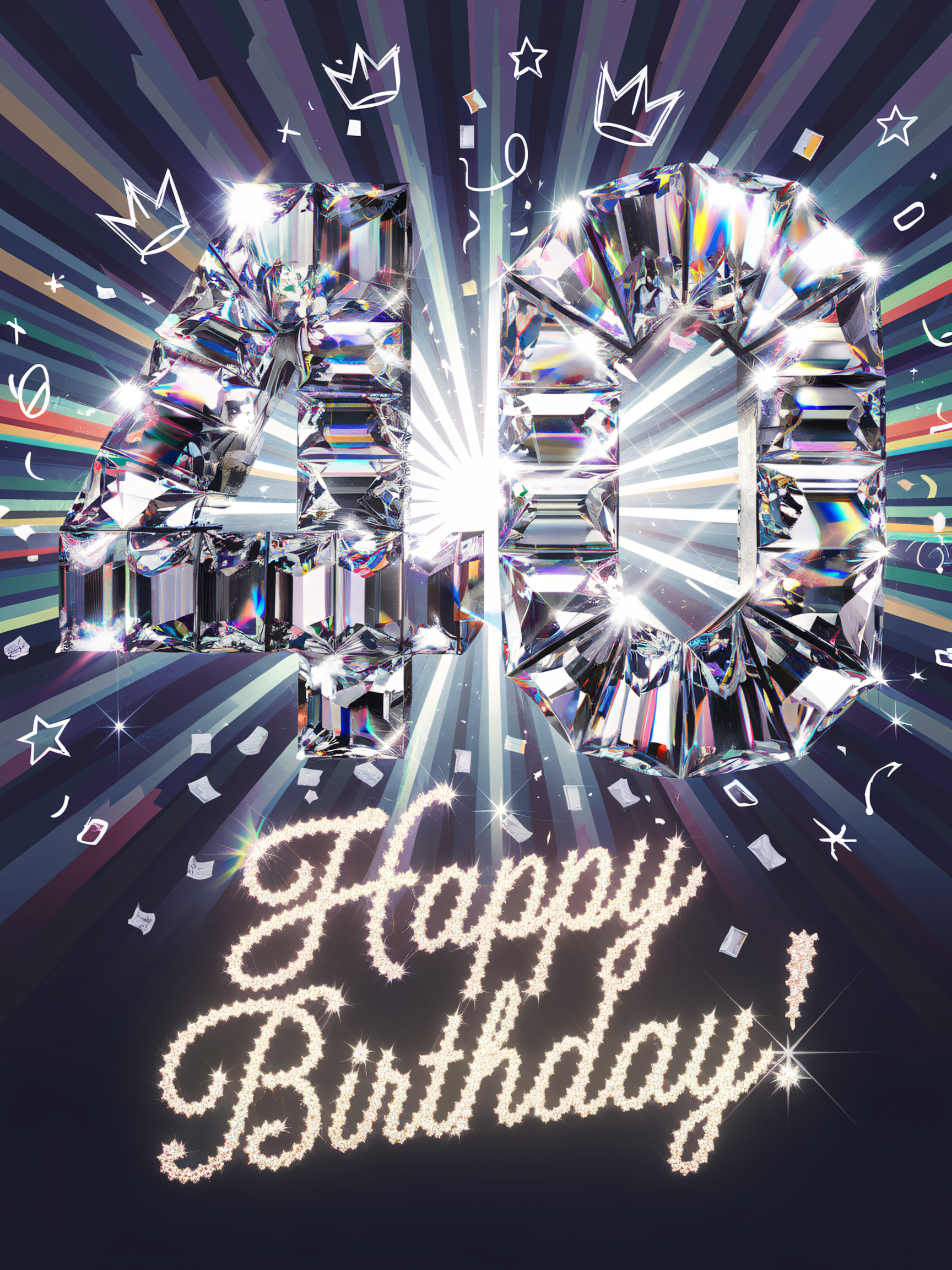 Sparkling Diamond 40th Birthday Celebration