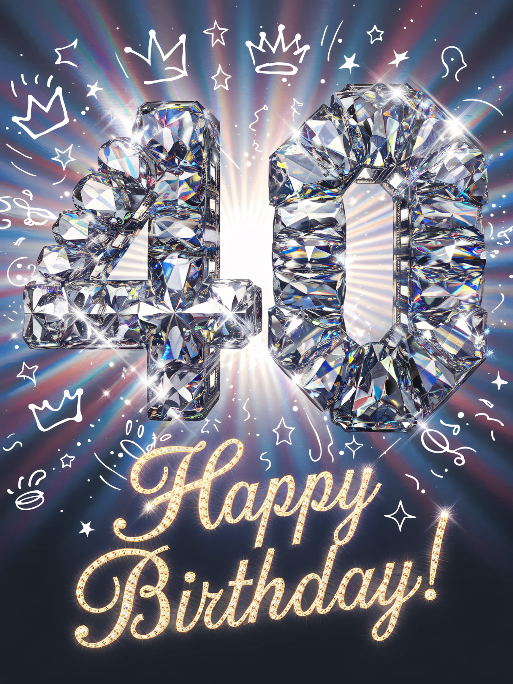 Sparkling Diamond 40th Birthday Celebration