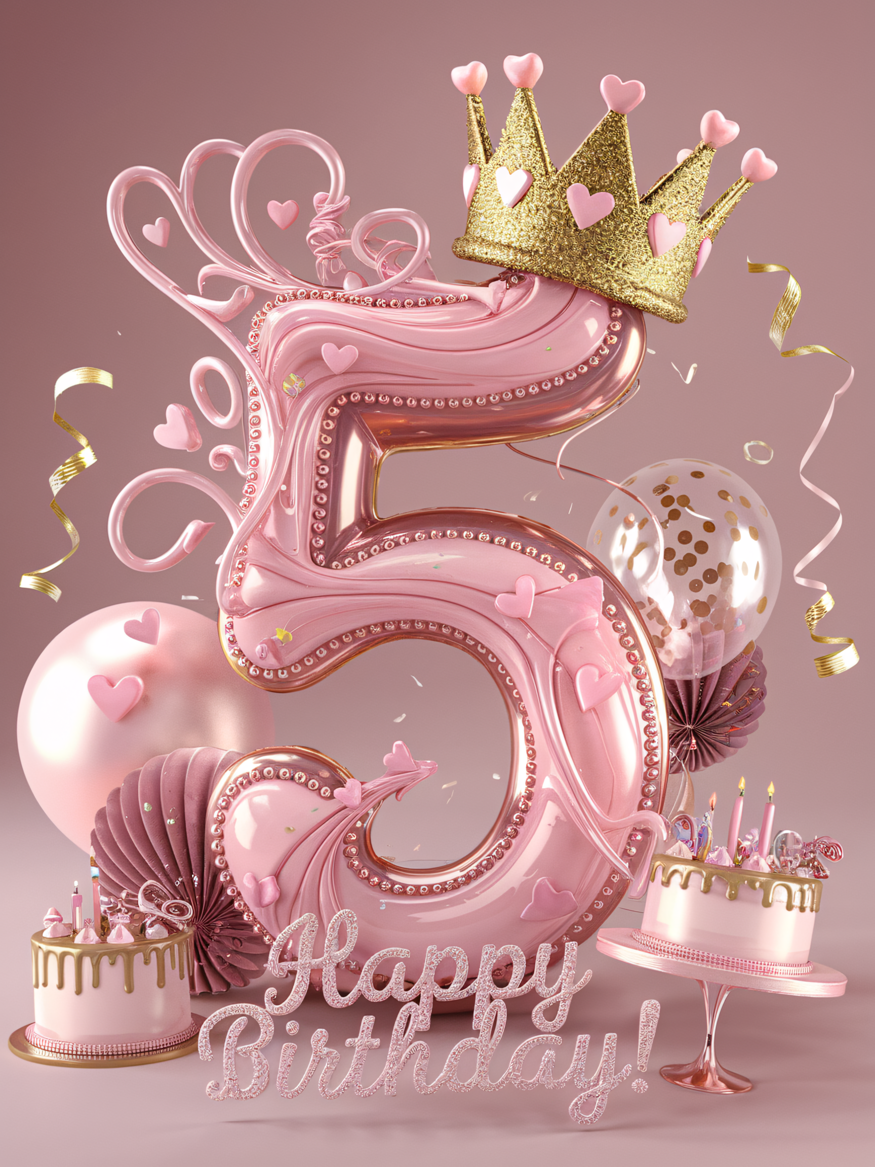 Fifth Birthday Princess Celebration