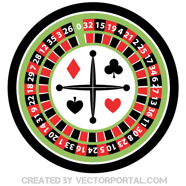Casino Roulette Wheel Vector