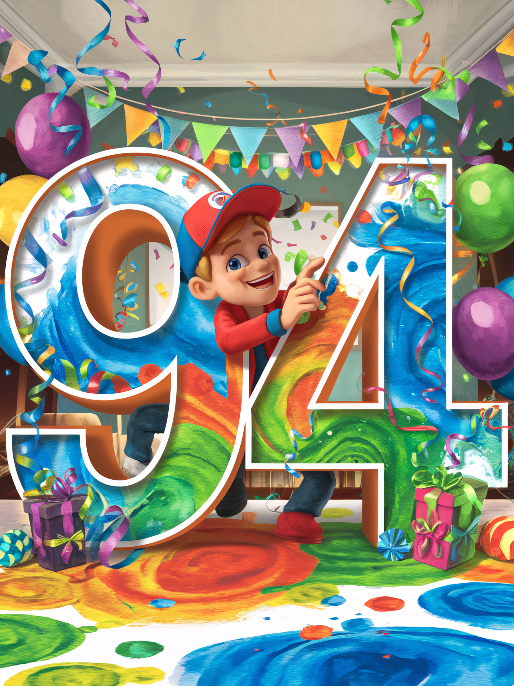 Cheerful Boy’s 94th Birthday Celebration