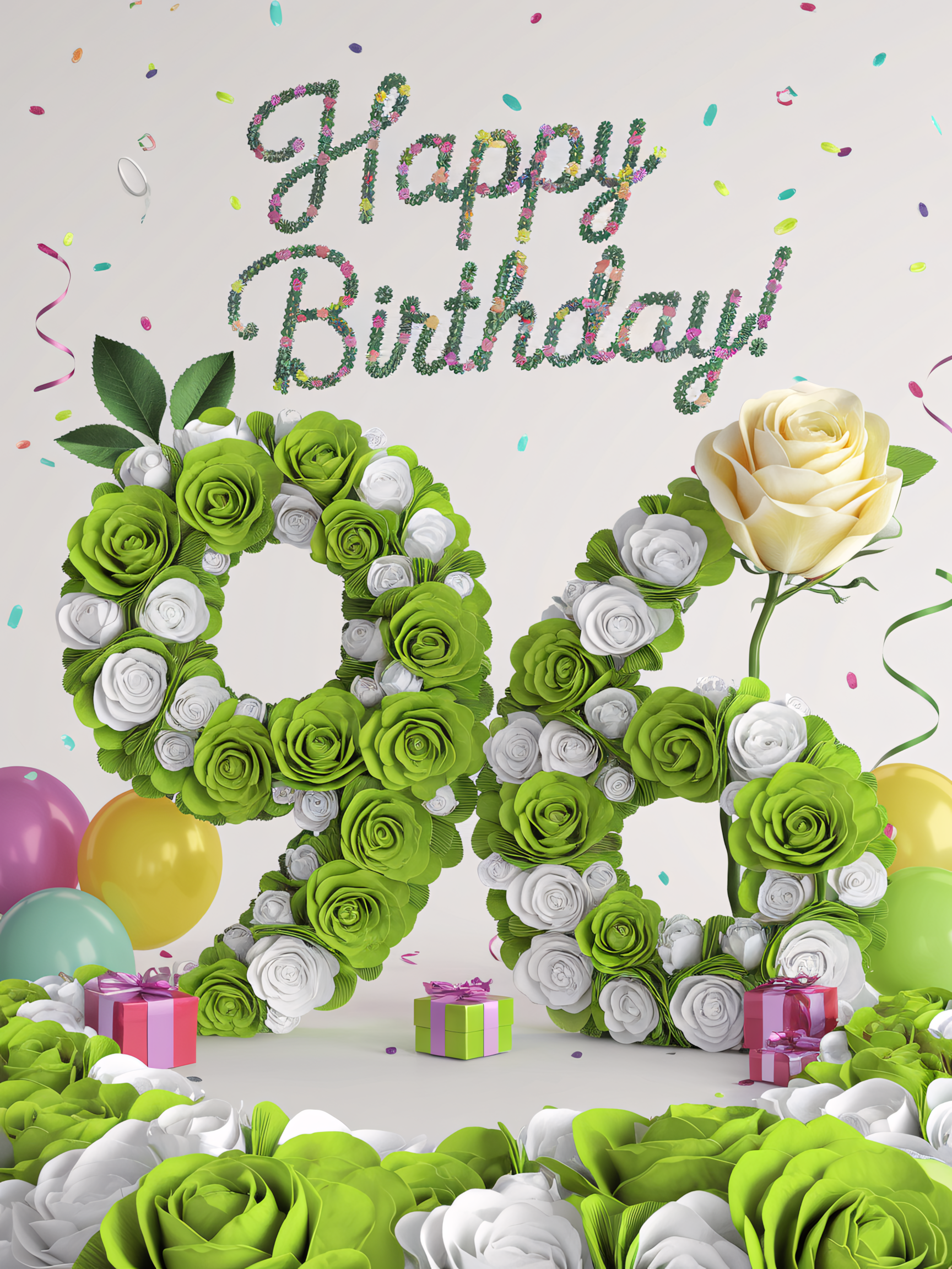 96th Birthday Floral Celebration