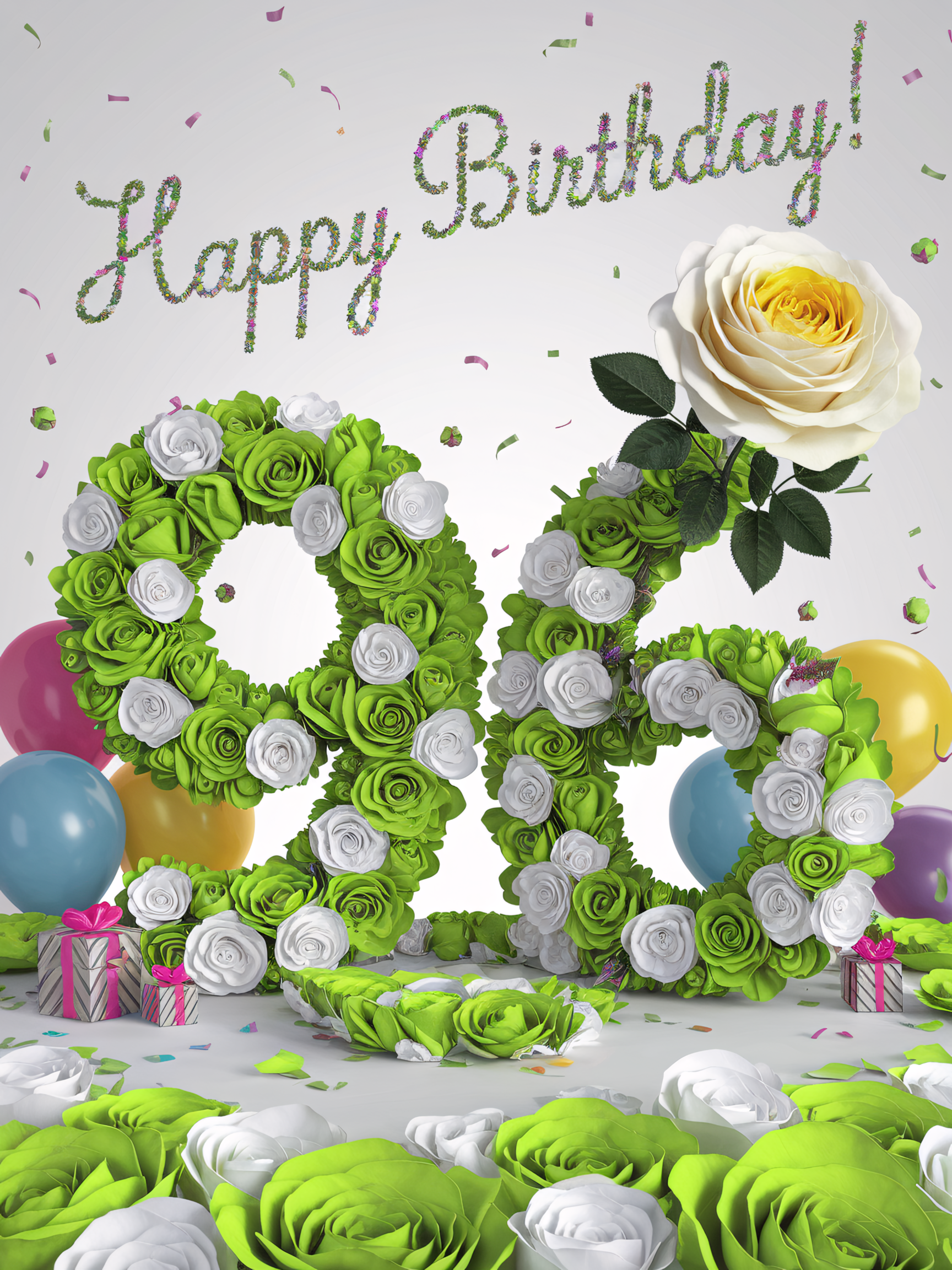 96th Birthday Floral Celebration