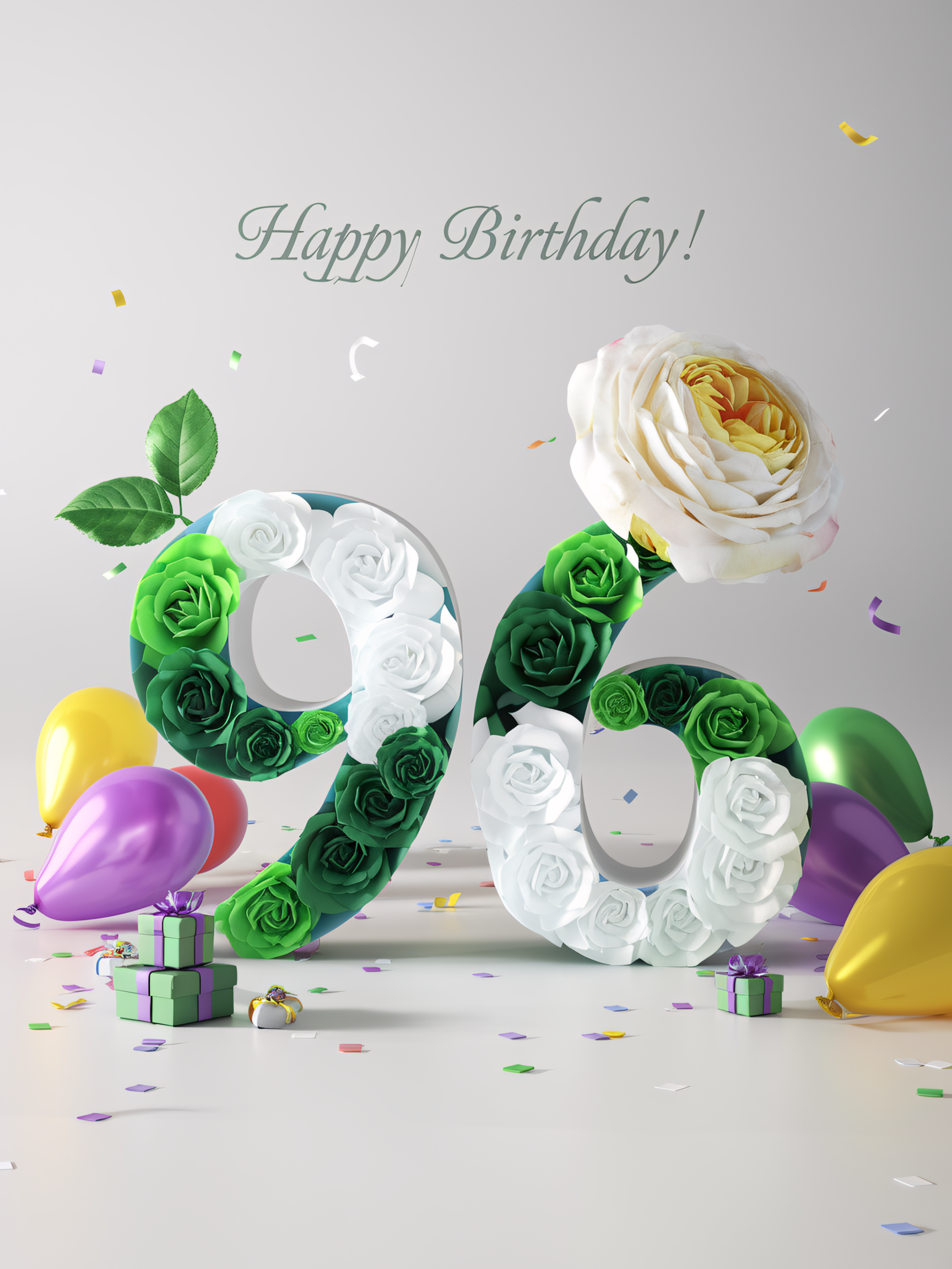 96th Birthday Floral Celebration