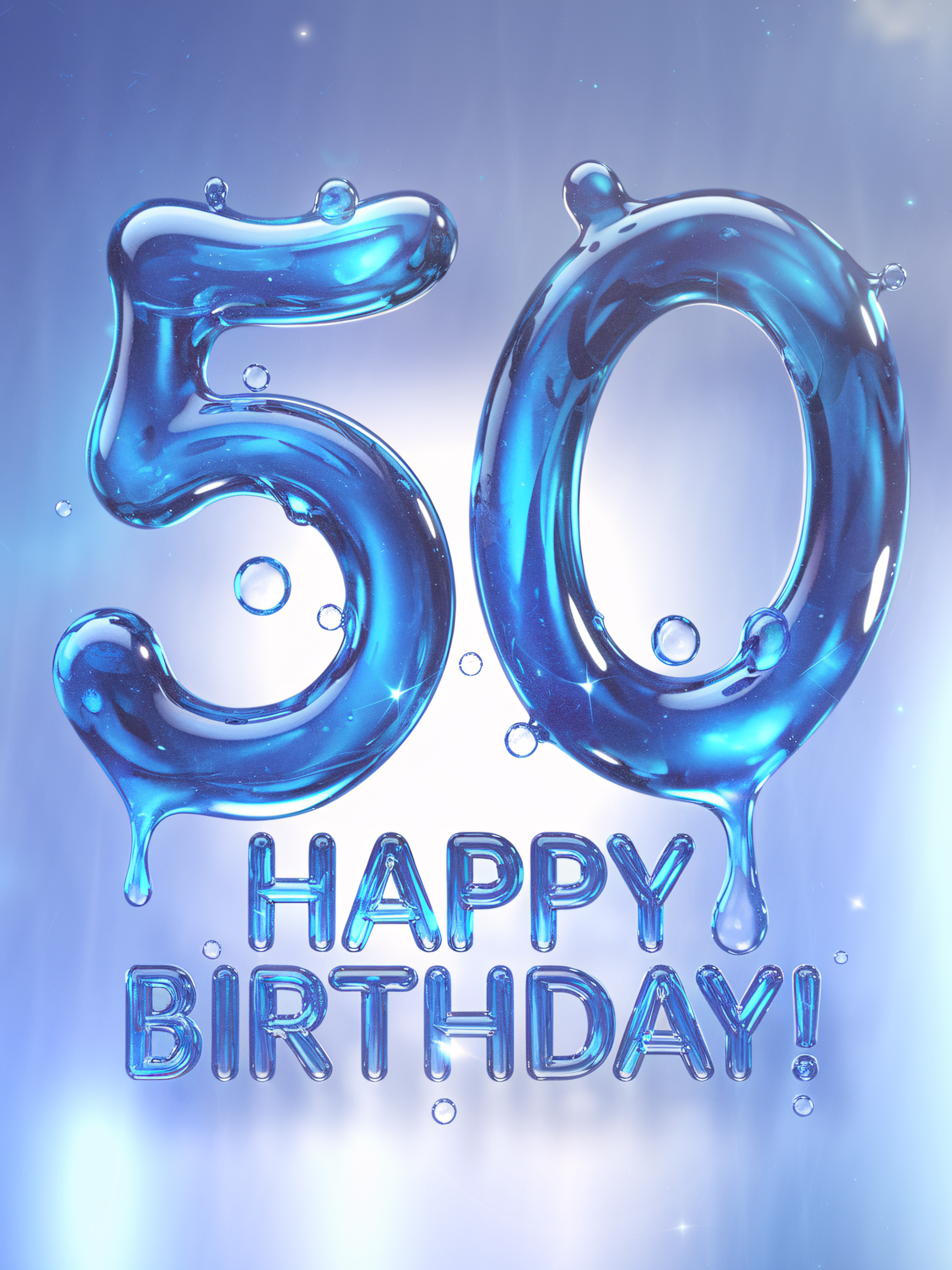 50th Birthday Water Celebration