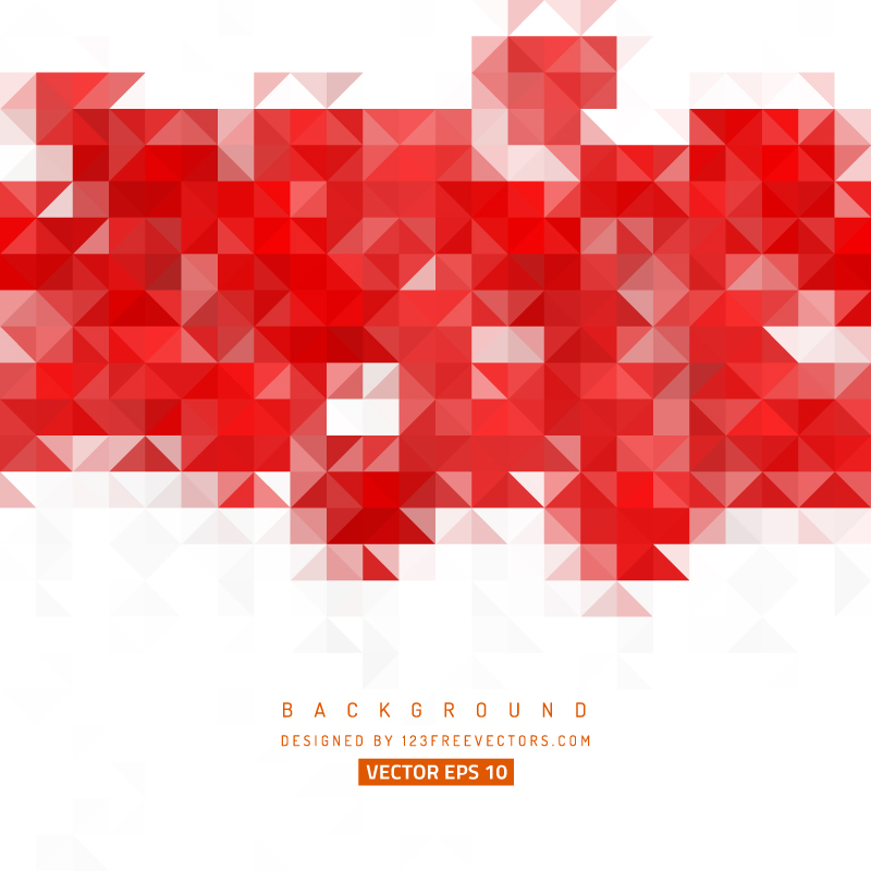 Red Abstract Triangle Background Graphics