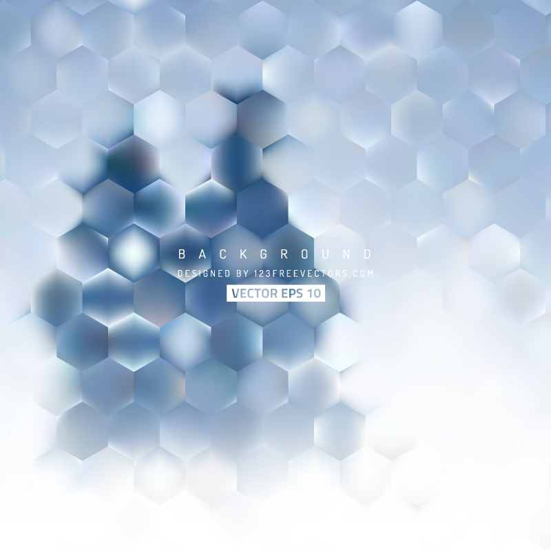 Light Blue Hexagon Background