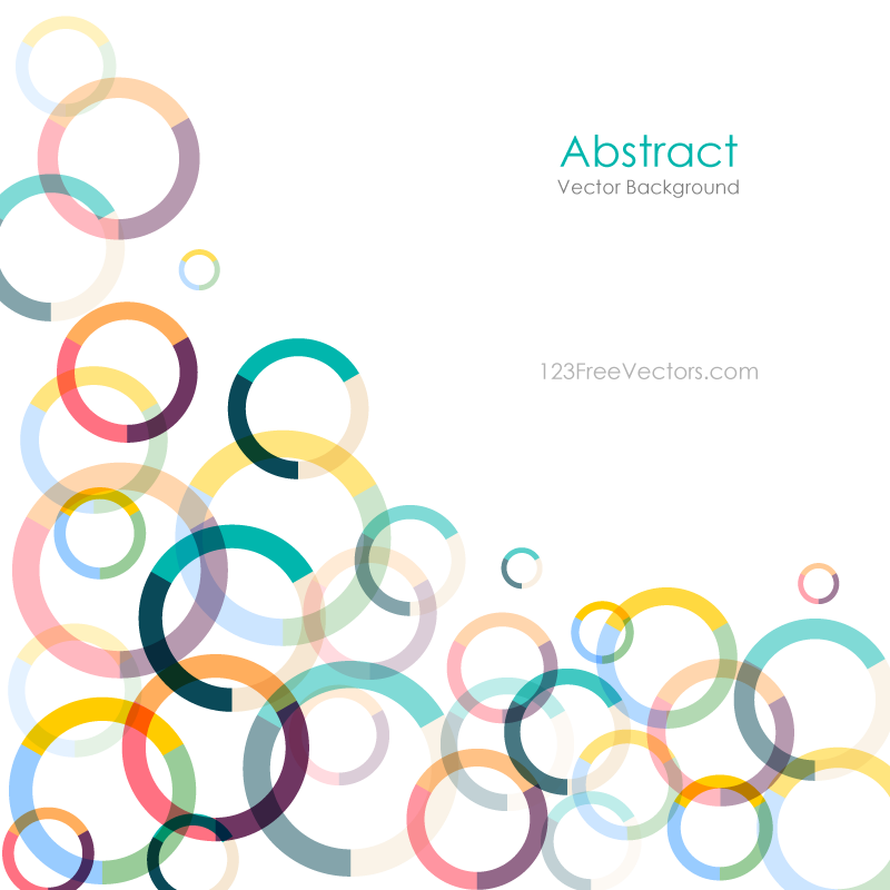 Colorful Circle Vector Background