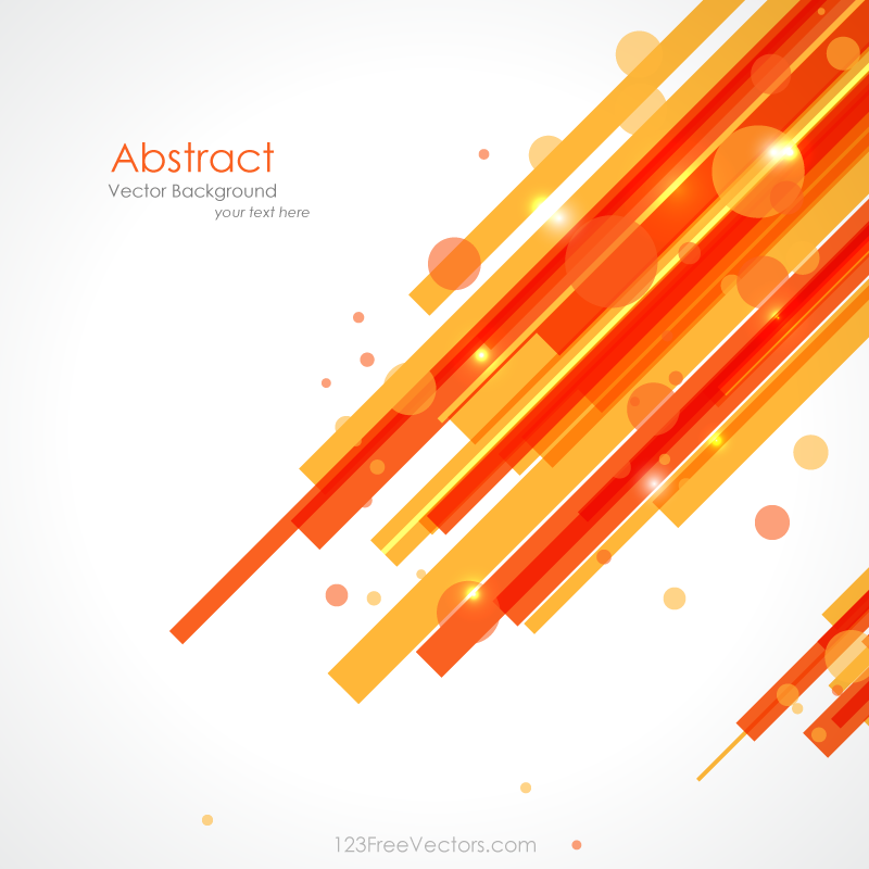 Orange Yellow Lines Background Vector
