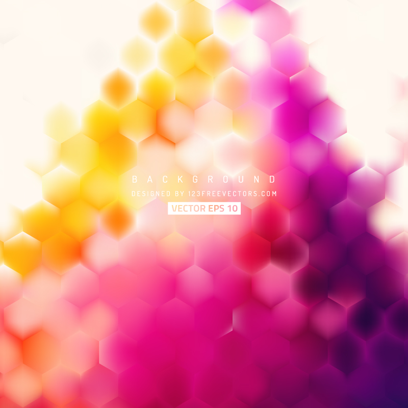 Colorful Hexagon Background