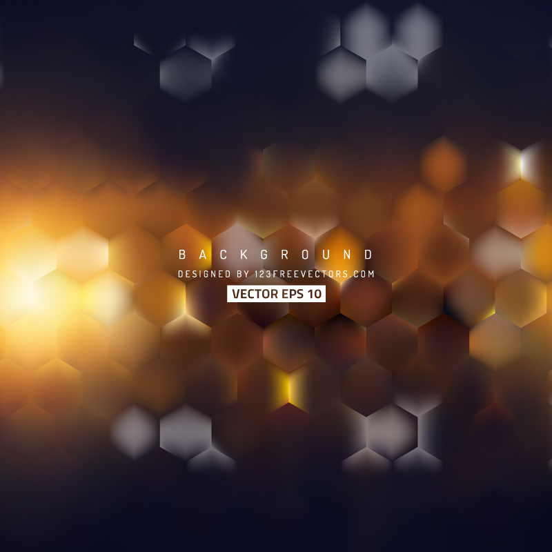 Dark Color Hexagon Background