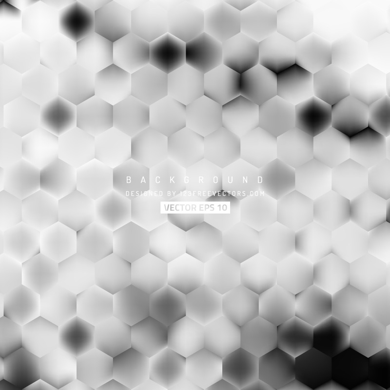 Light Gray Hexagon Background