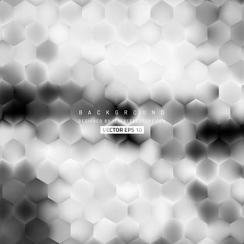 Gray Hexagon Background