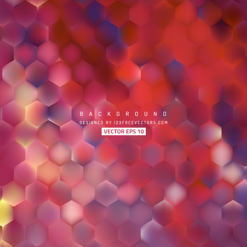 Abstract Dark Pink Hexagon Pattern Background Design