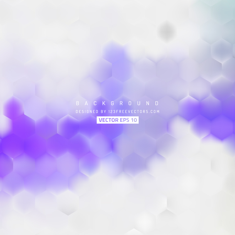 Abstract Light Purple Hexagon Geometric Background