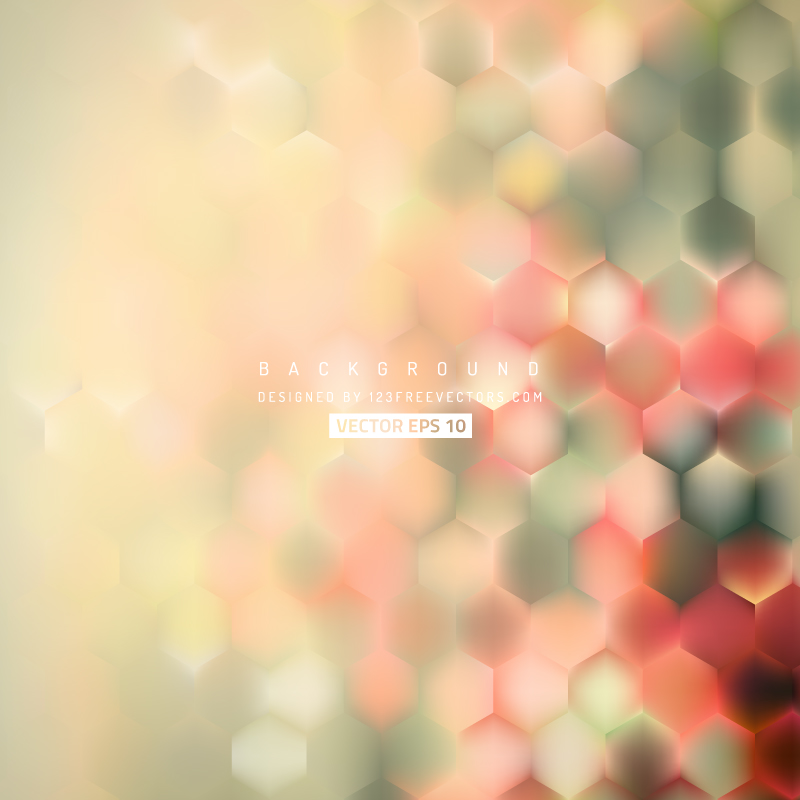 Abstract Hexagon Background Template