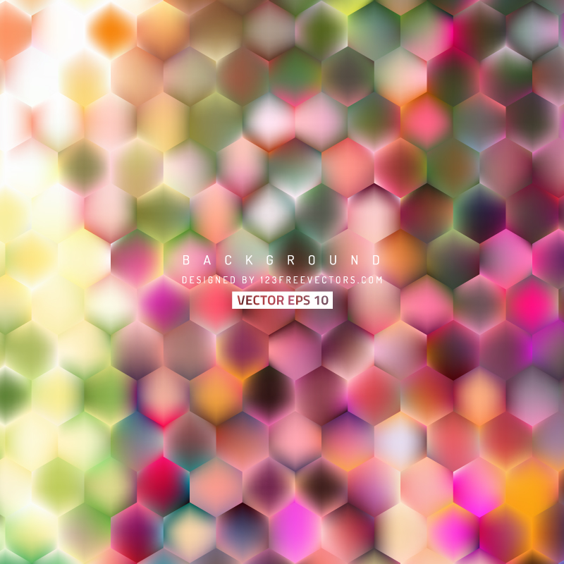 Hexagon Pattern Background Design