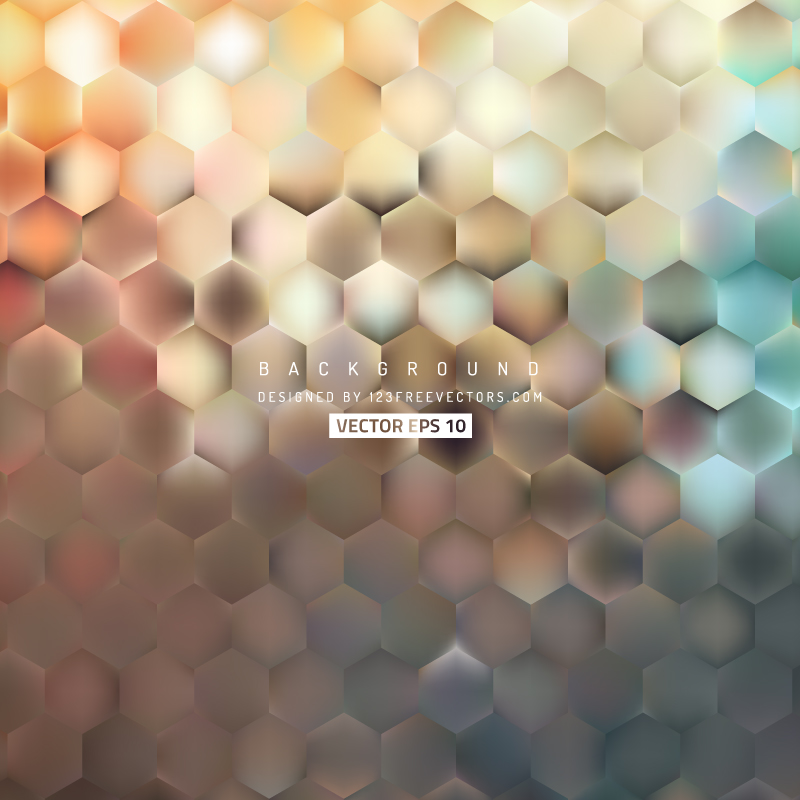 Abstract Hexagon Background