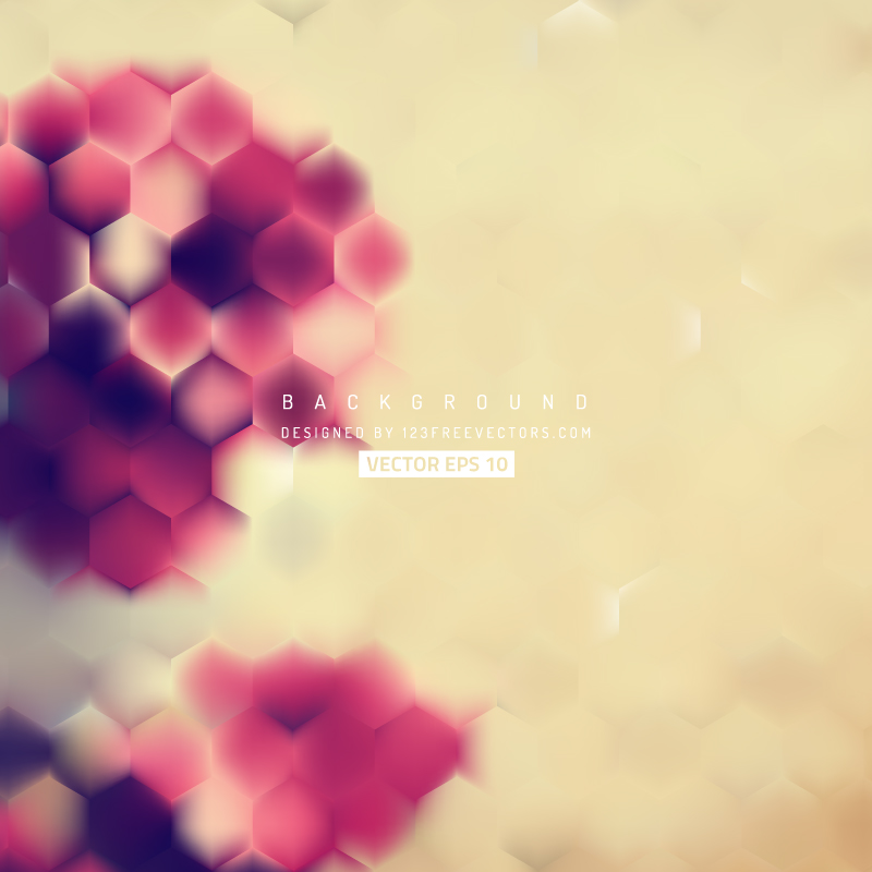 Abstract Hexagon Background Template