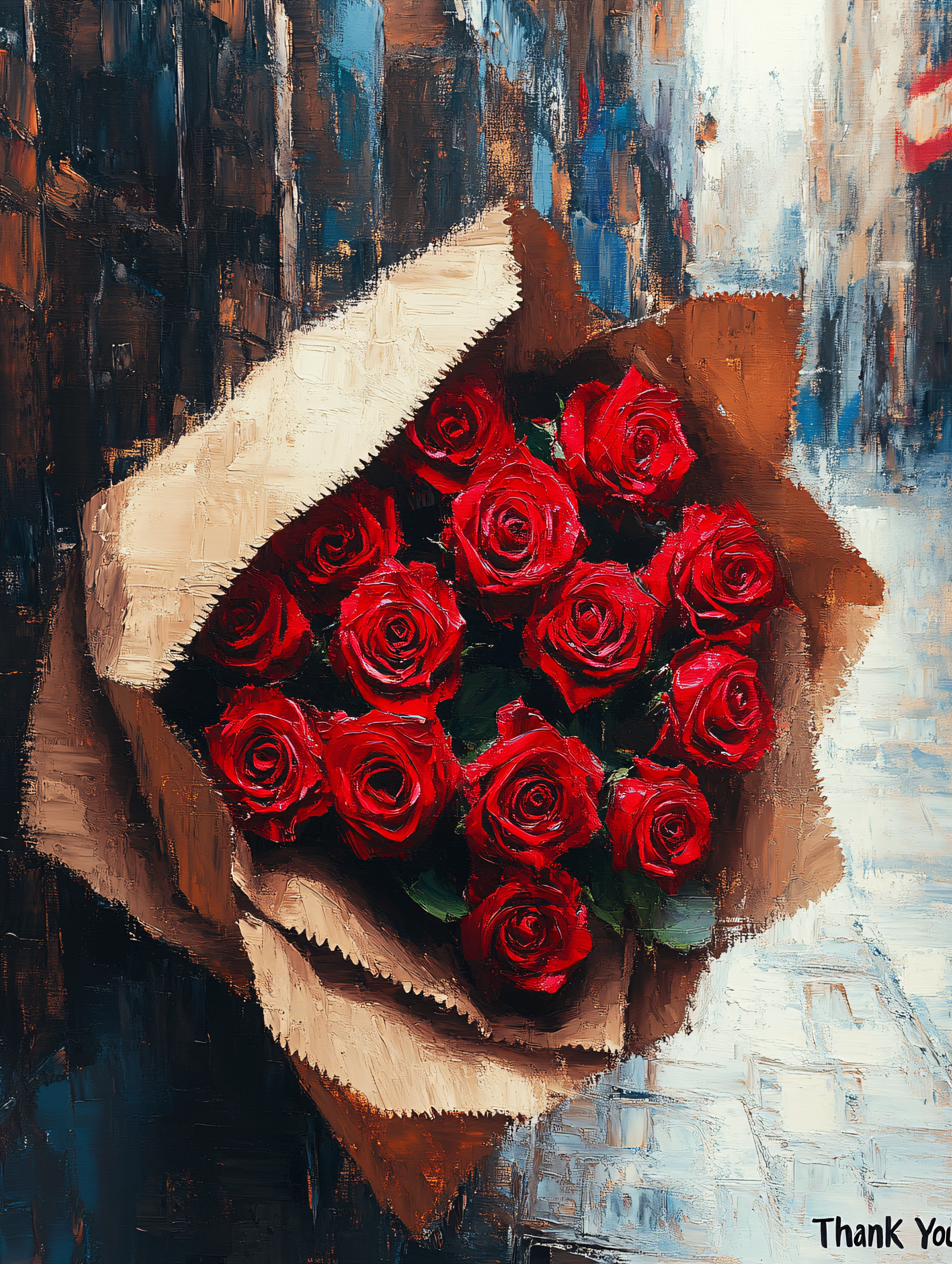 A Bouquet of Red Roses
