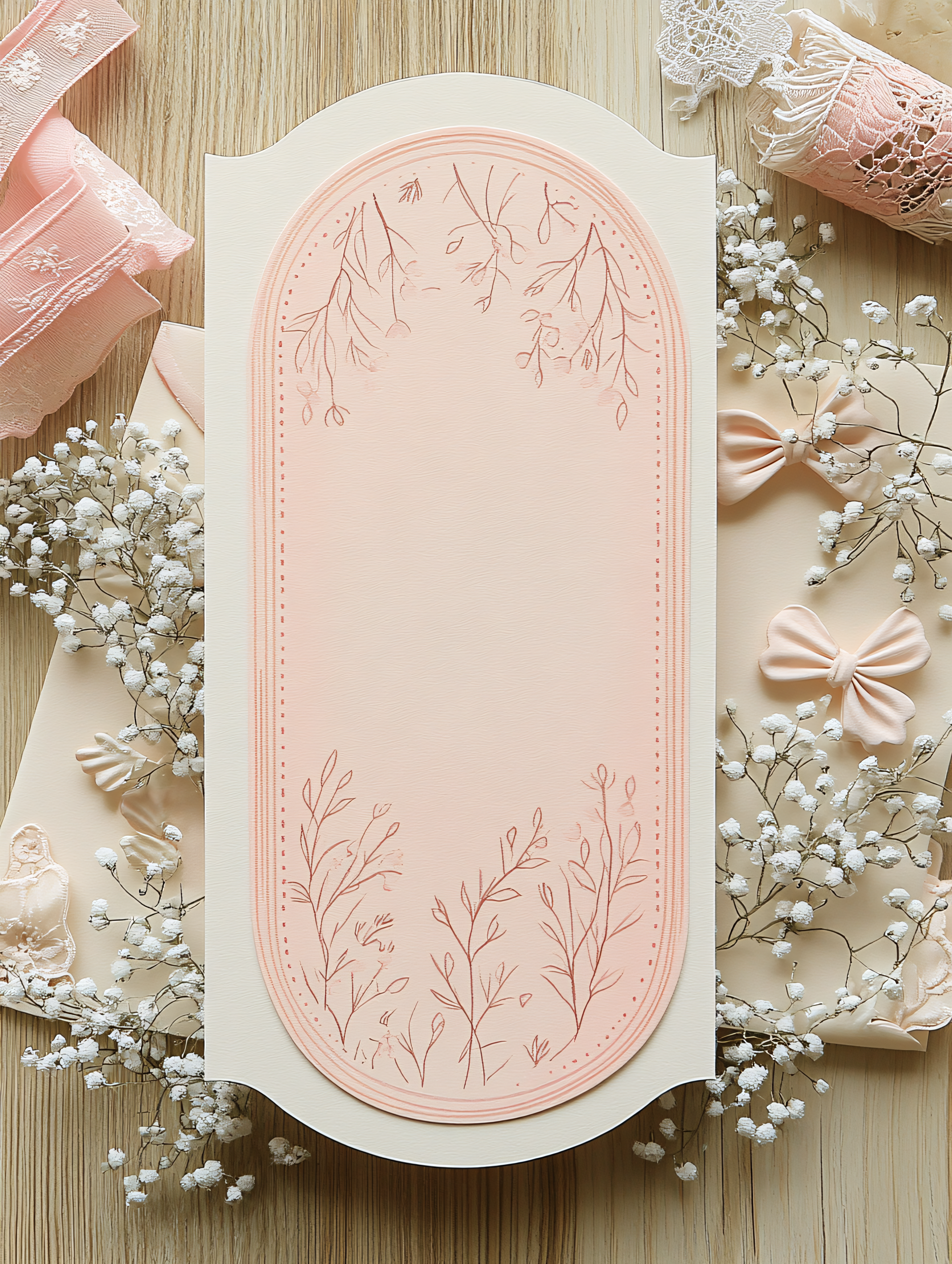 A Delicate Pastel Invitation