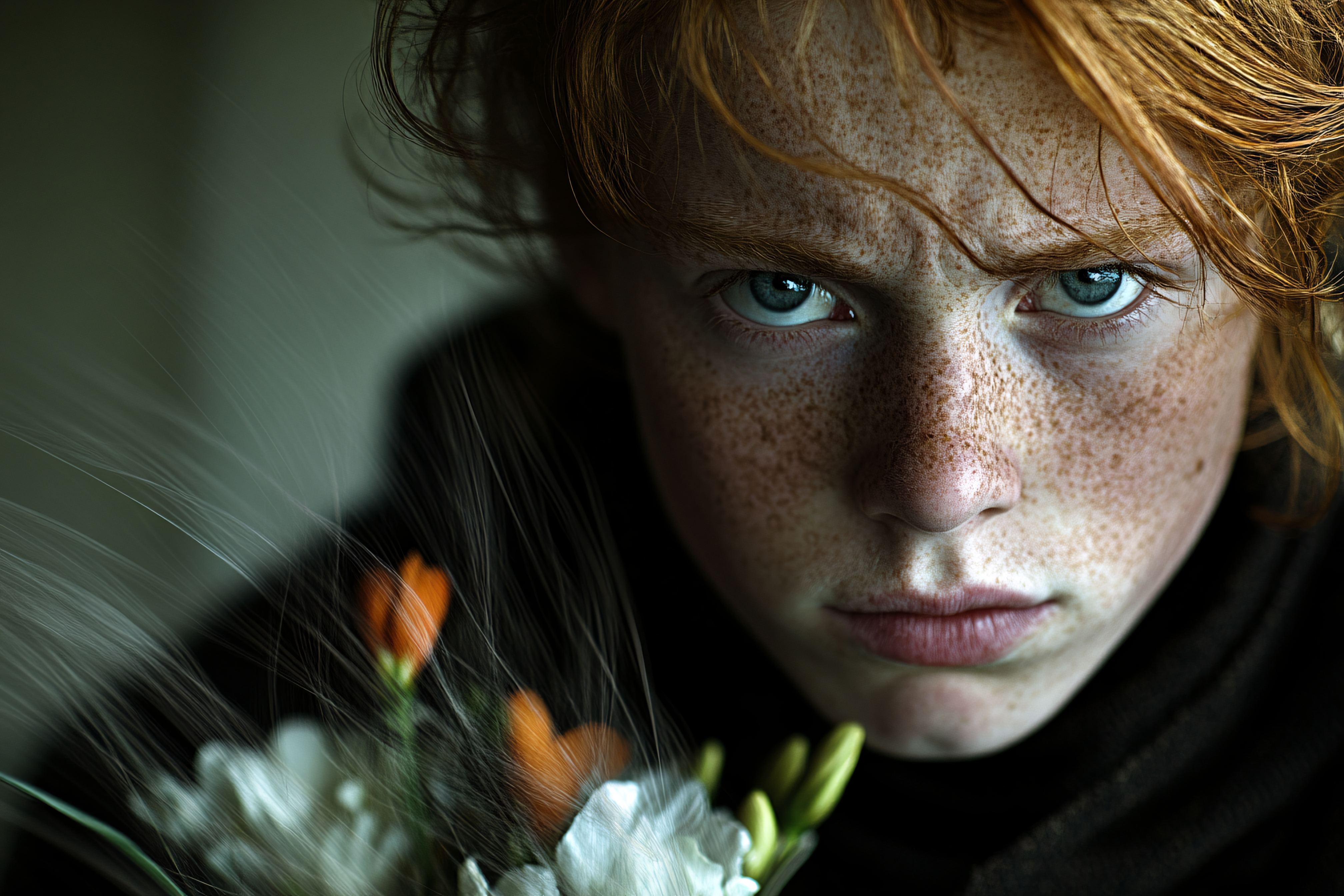A Face with Red Hair