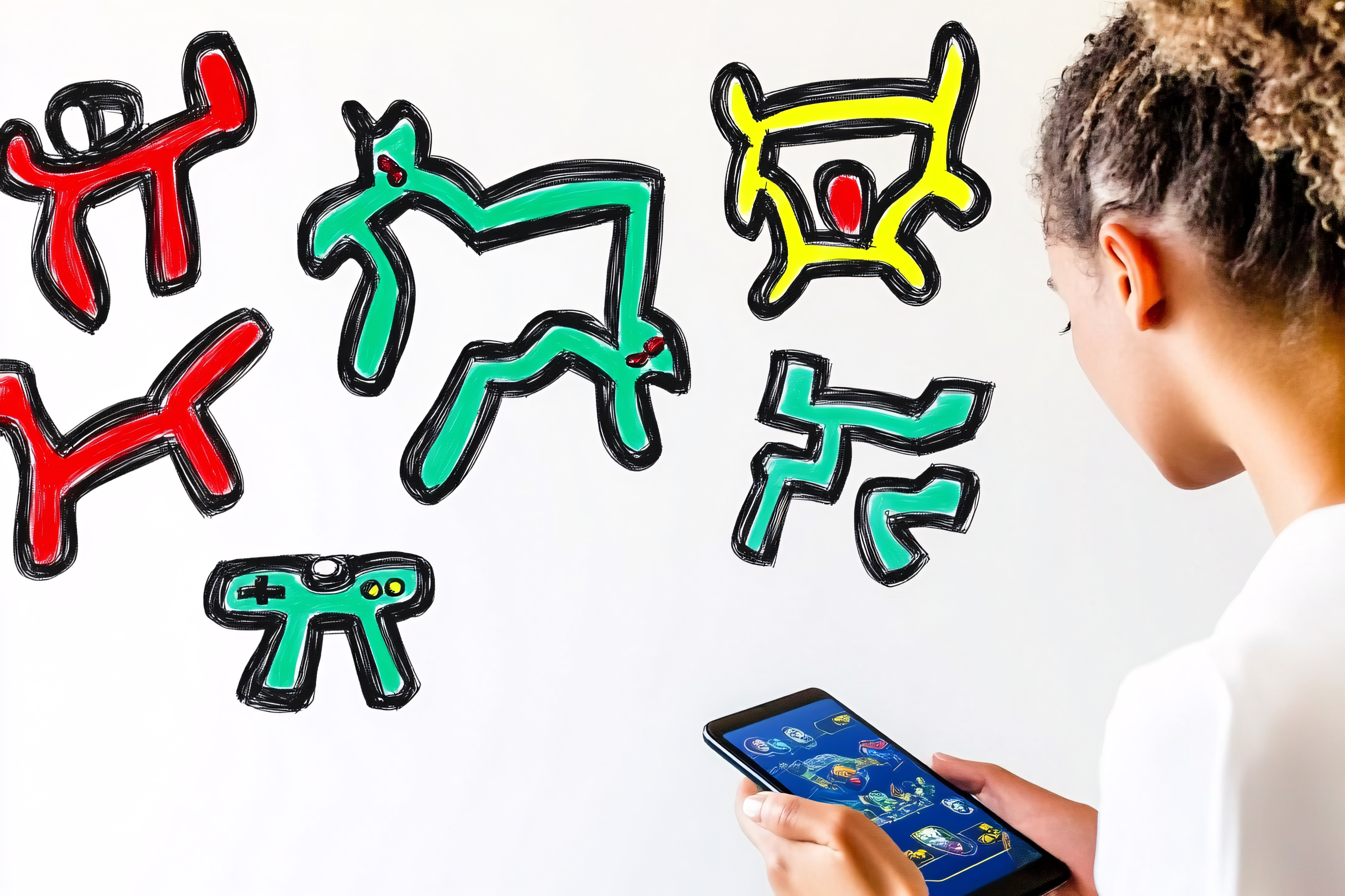 Abstract Art and Mobile Game