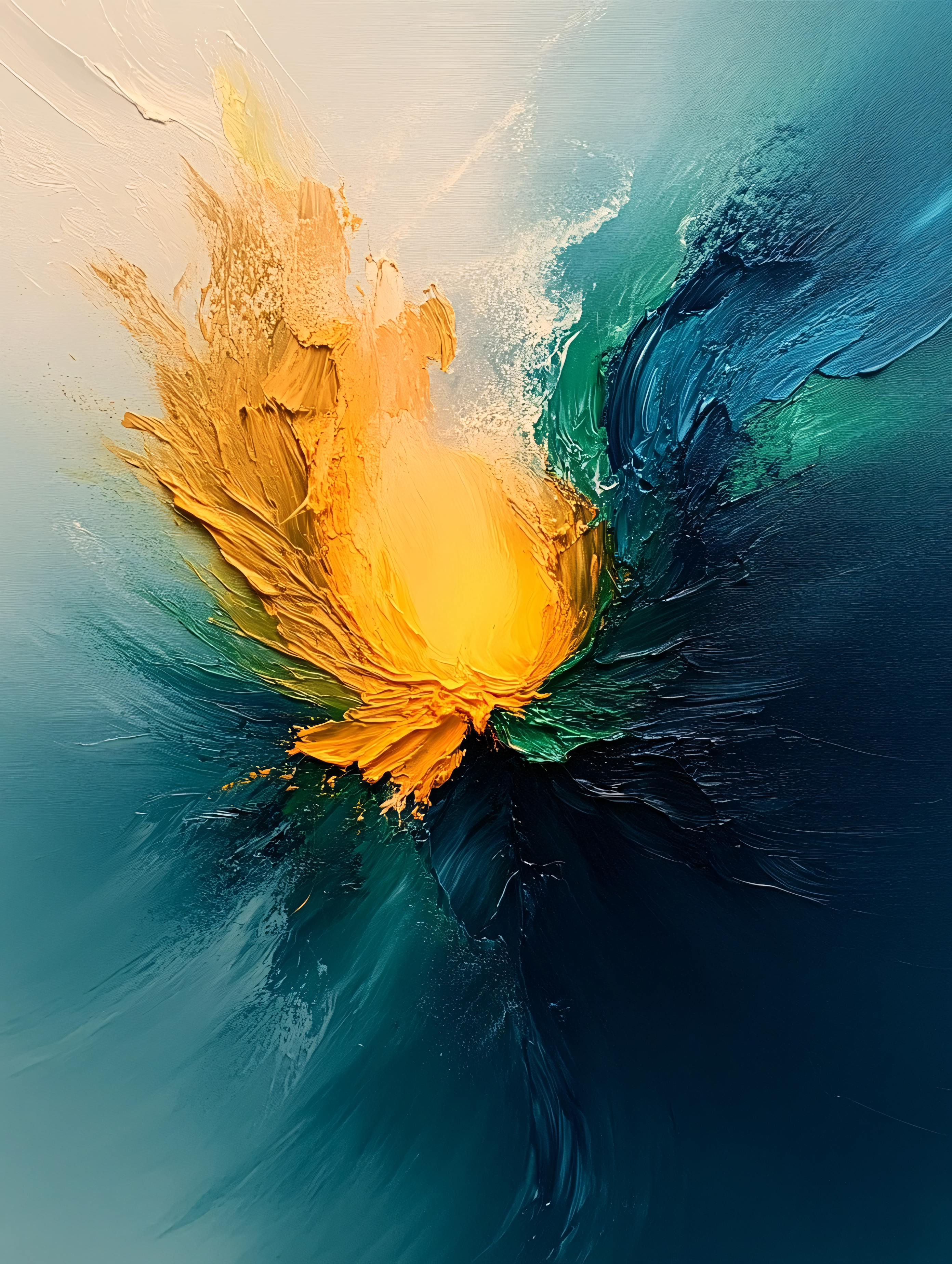 Abstract Bloom of Color