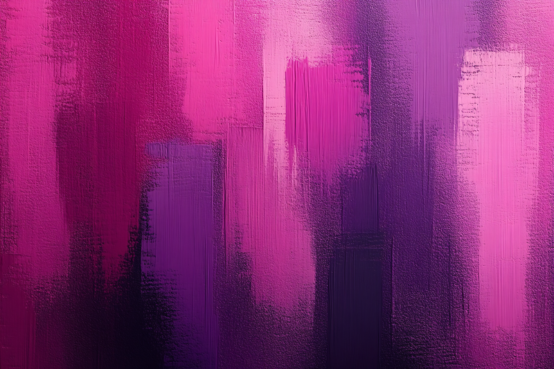 Abstract Brushstrokes in Pink and Purple