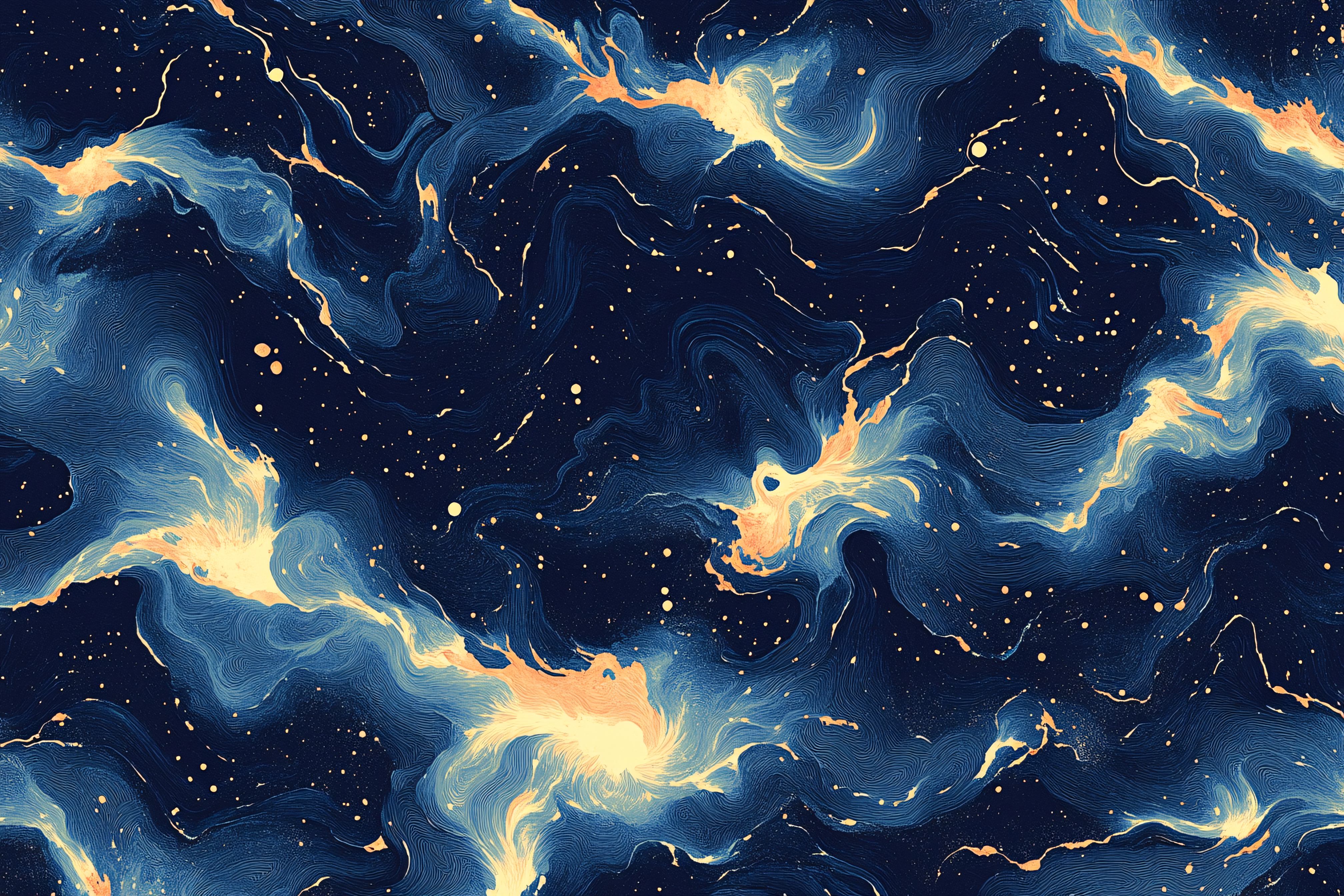 Abstract Celestial Swirls