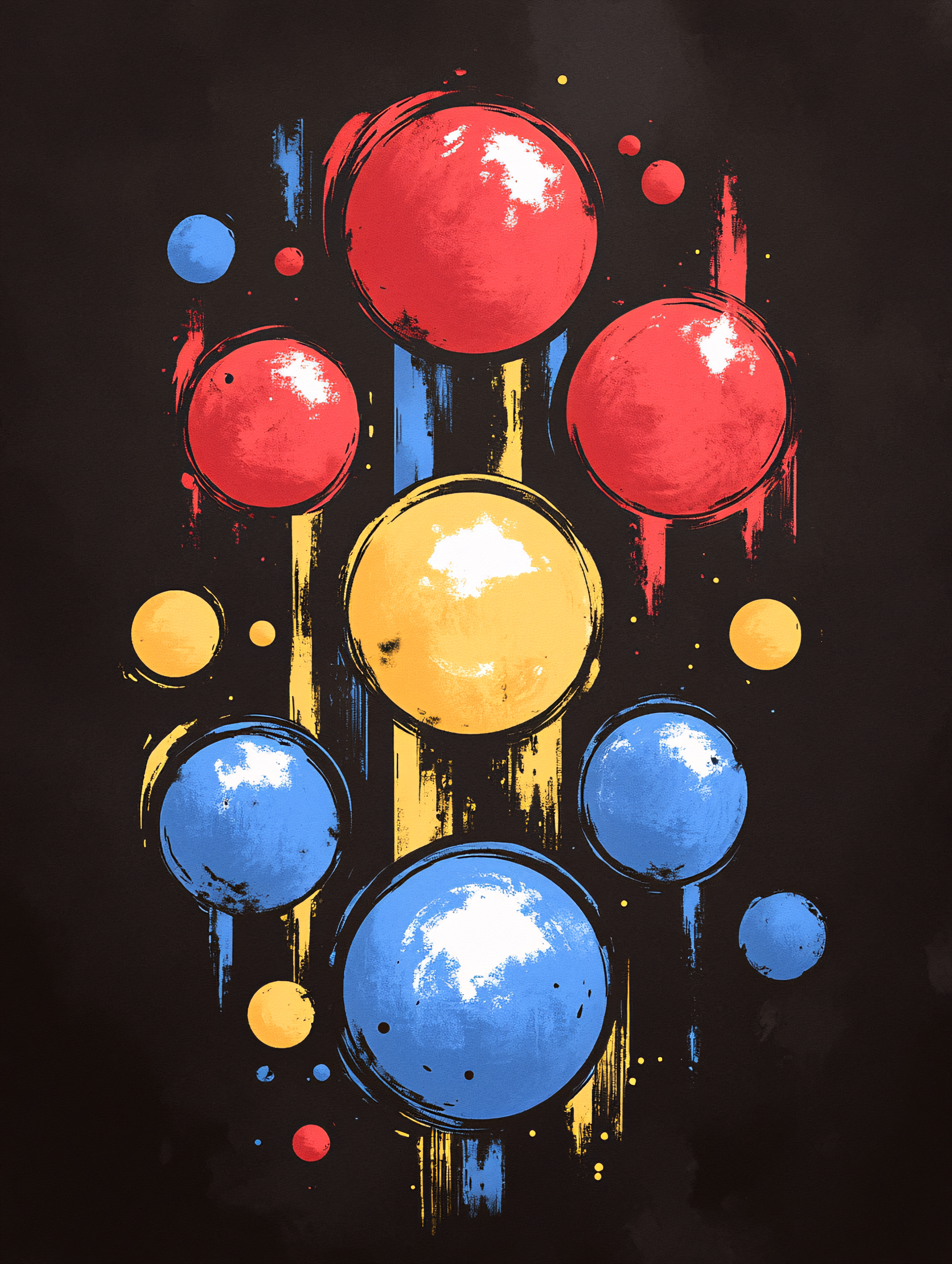 Abstract Circles Art