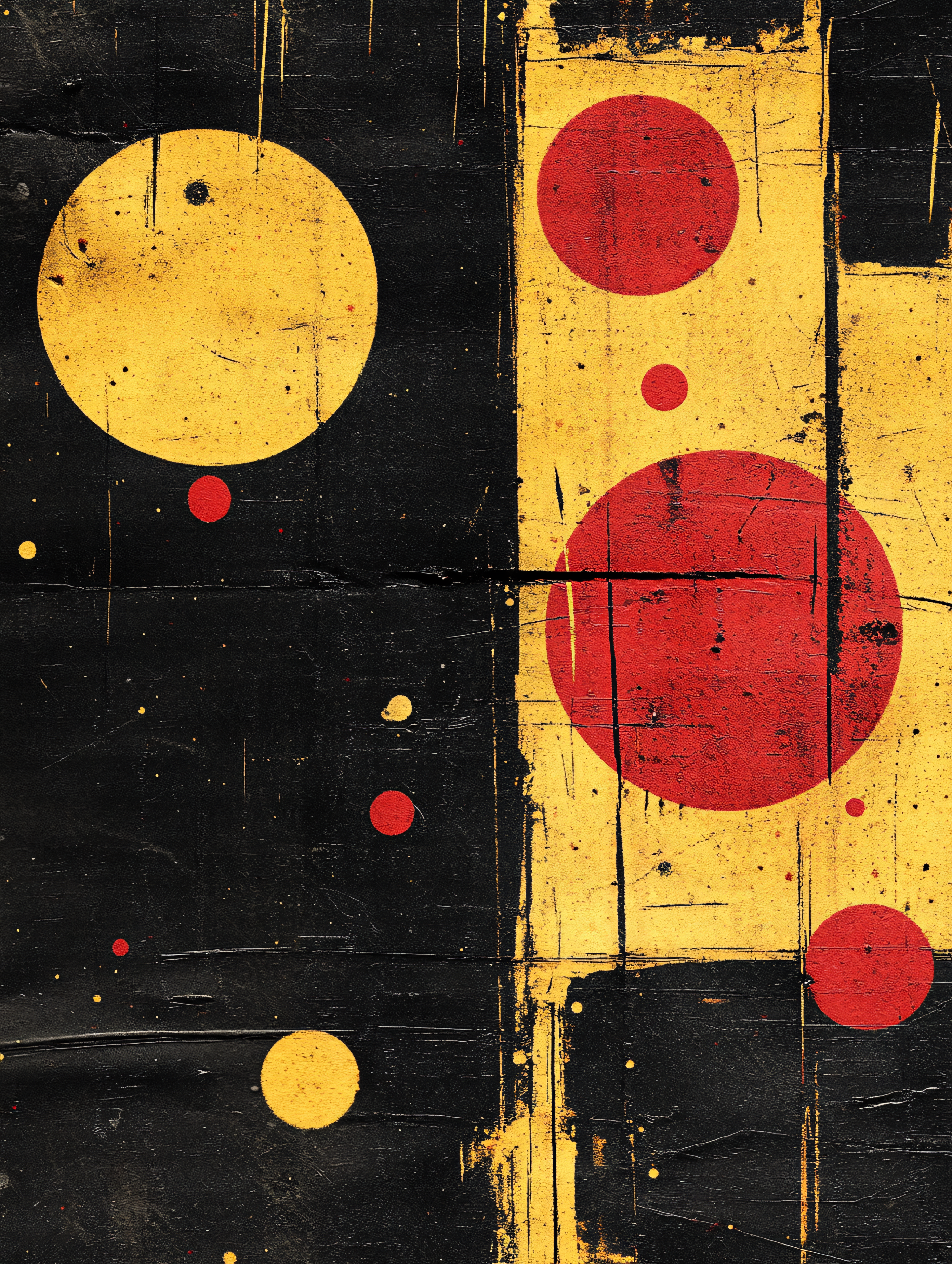 Abstract Circles Grunge