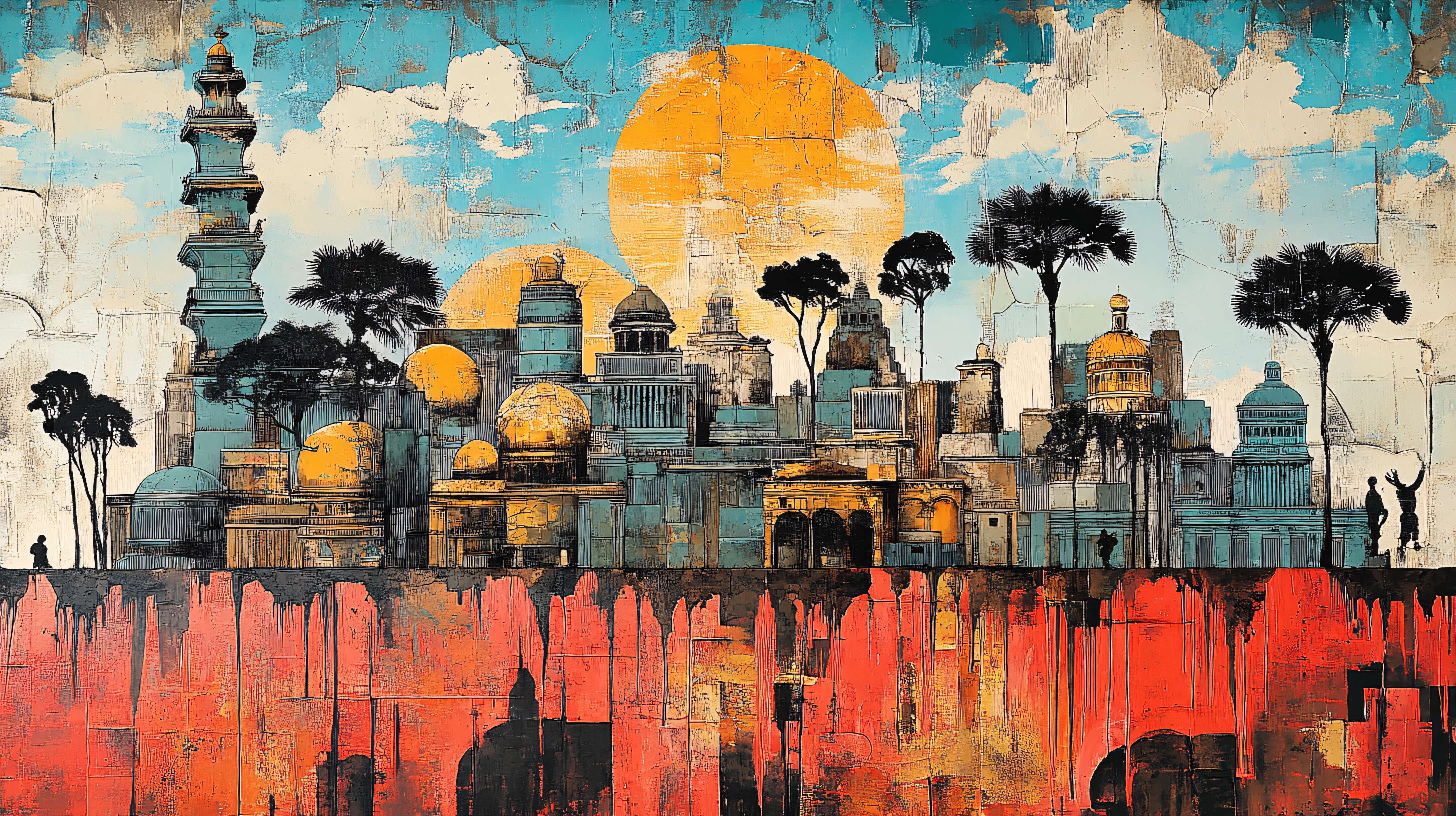 Abstract Cityscape
