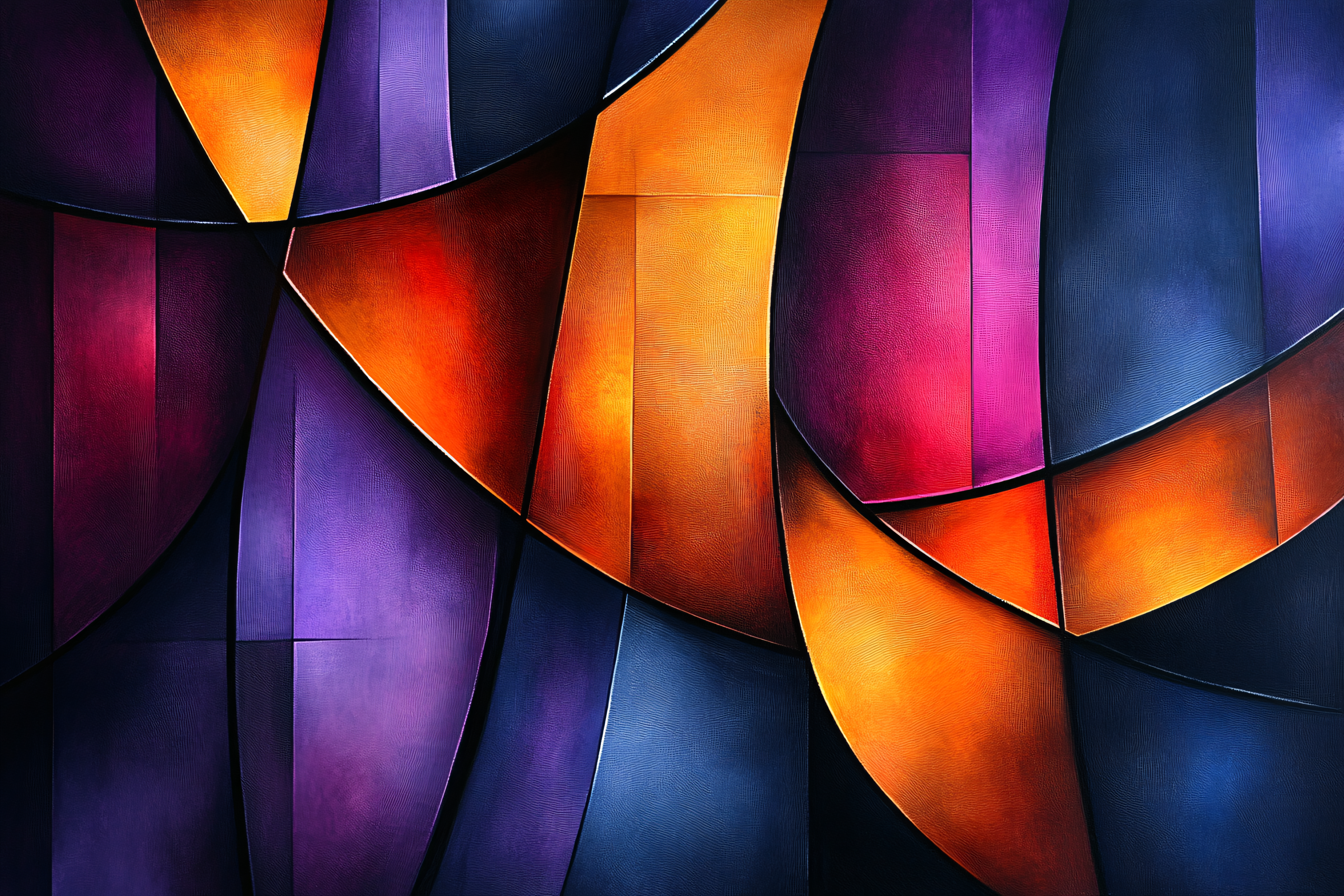 Abstract Colorful Shapes