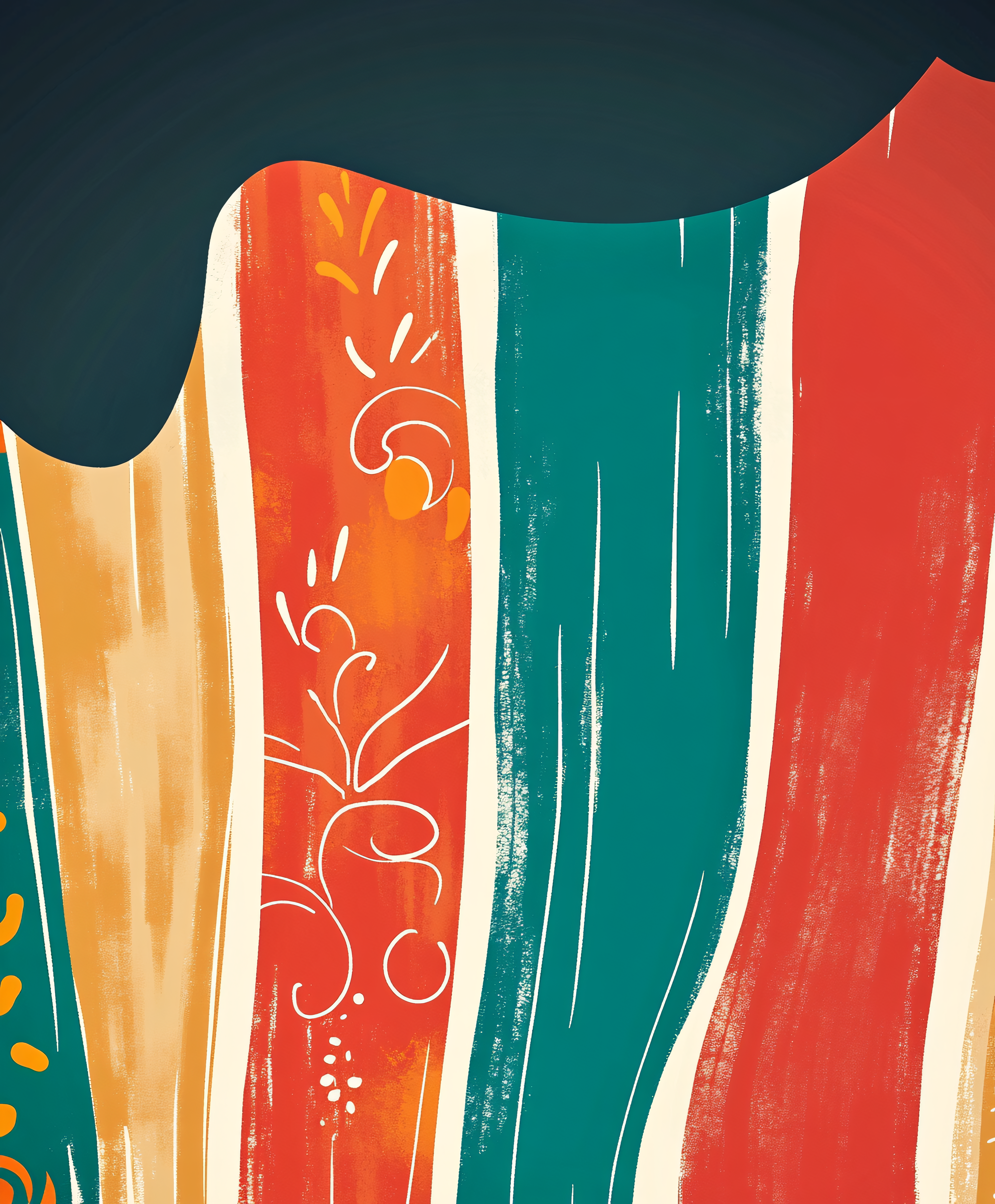 Abstract Colorful Stripes