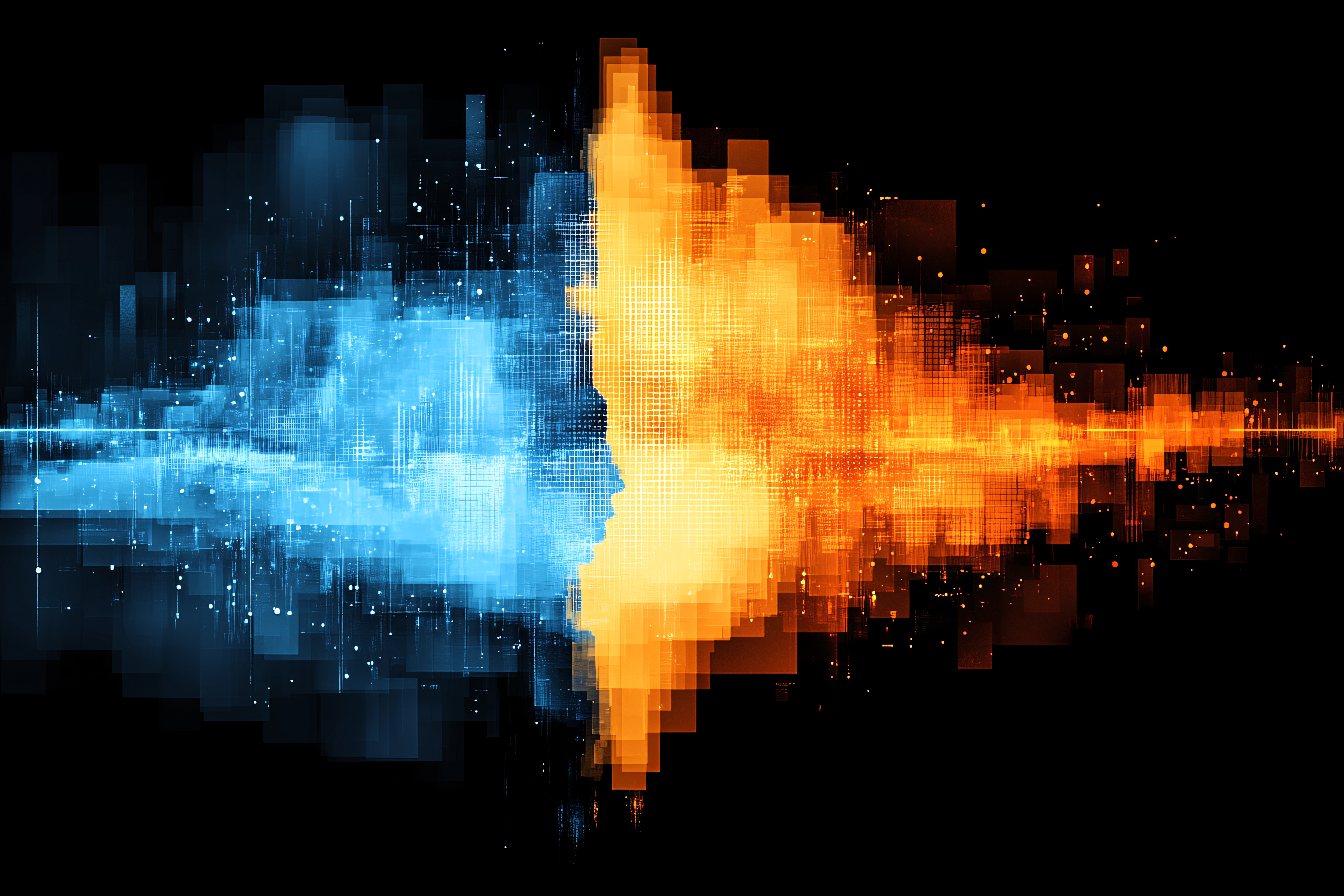 Abstract Digital Wave