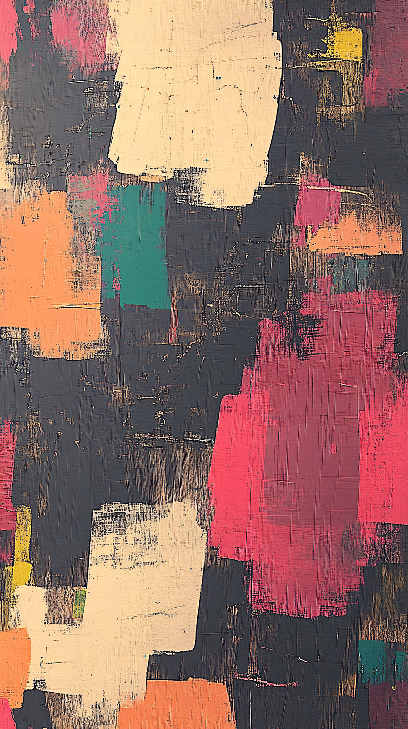 Abstract Expressionist Brush Strokes