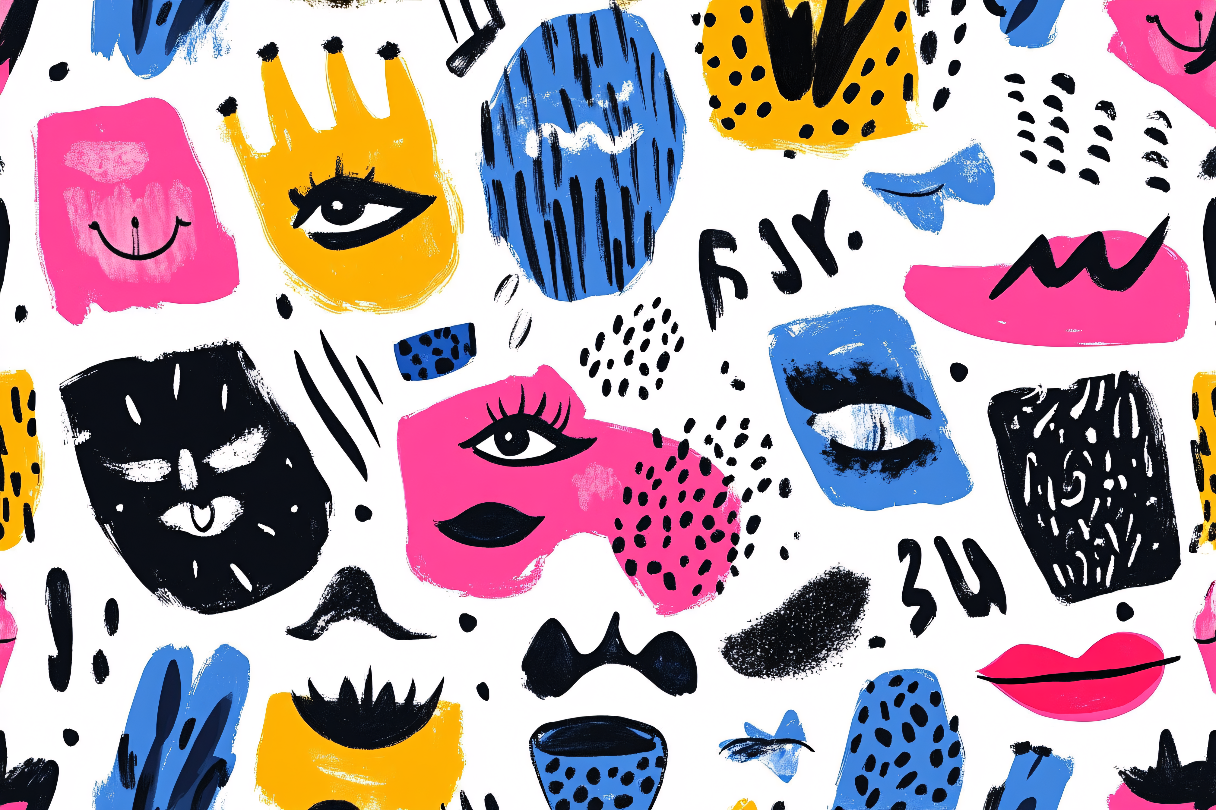 Abstract Face Pattern