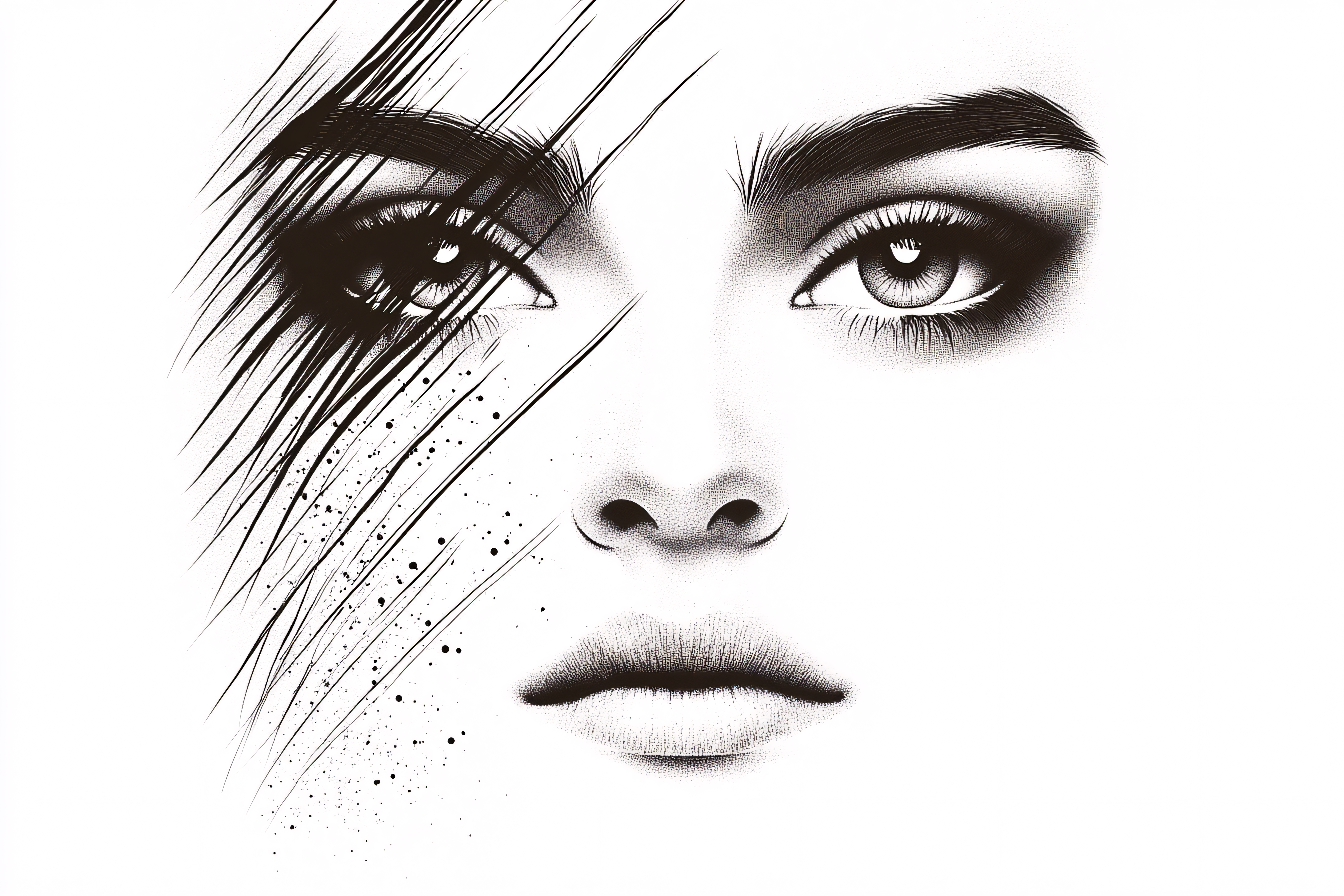Abstract Face Portrait