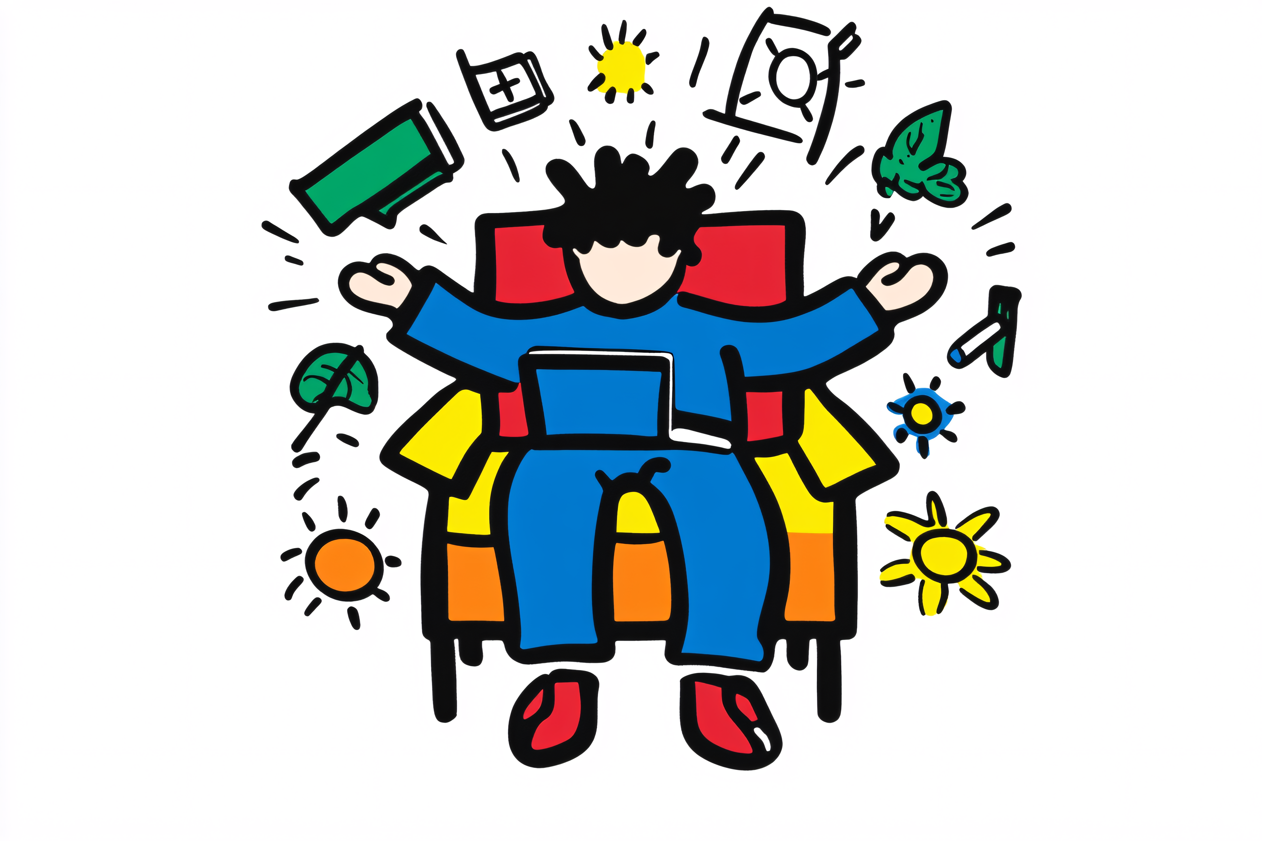 Abstract Figure in a Chair