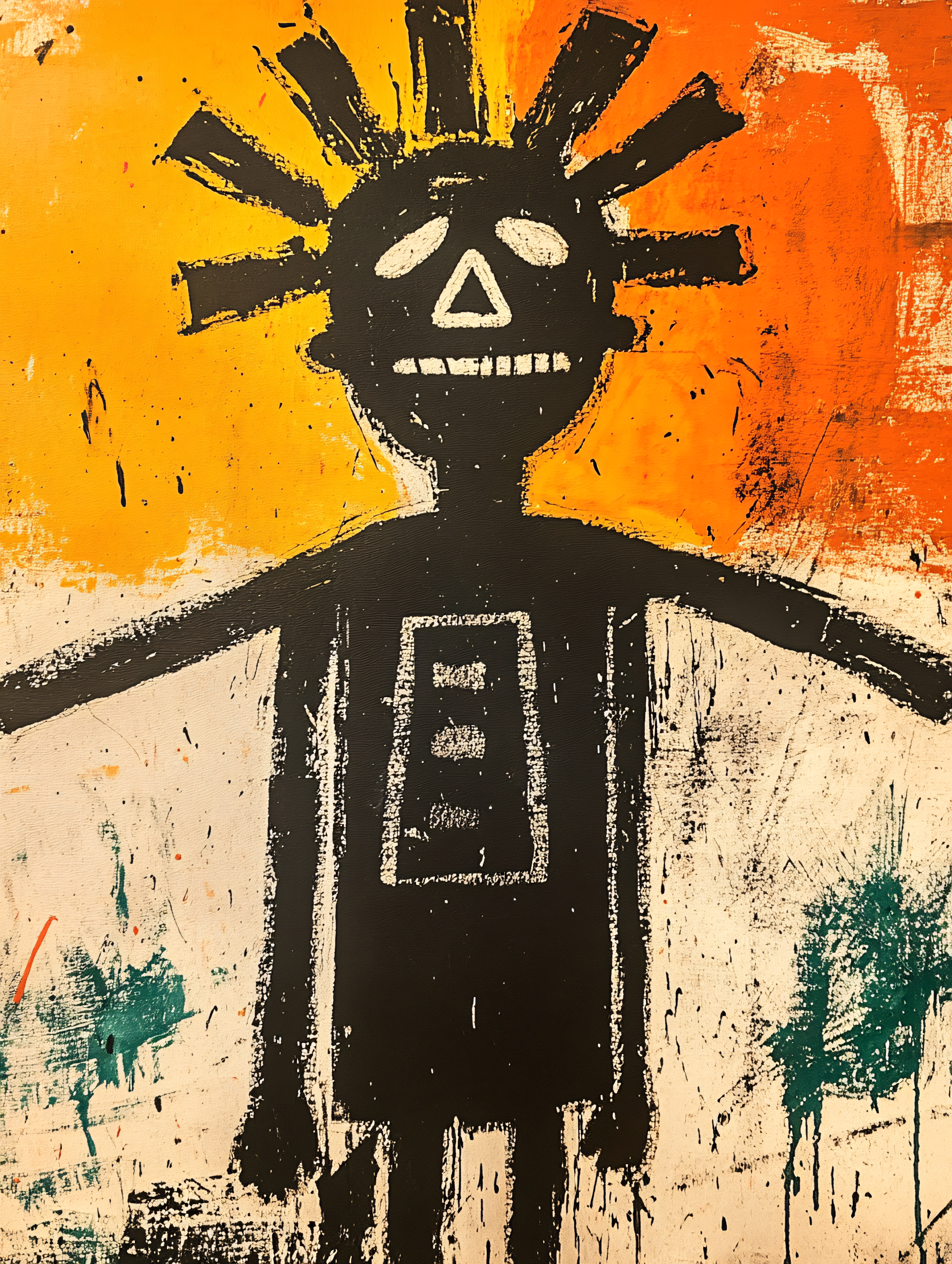 Abstract Figure Painting