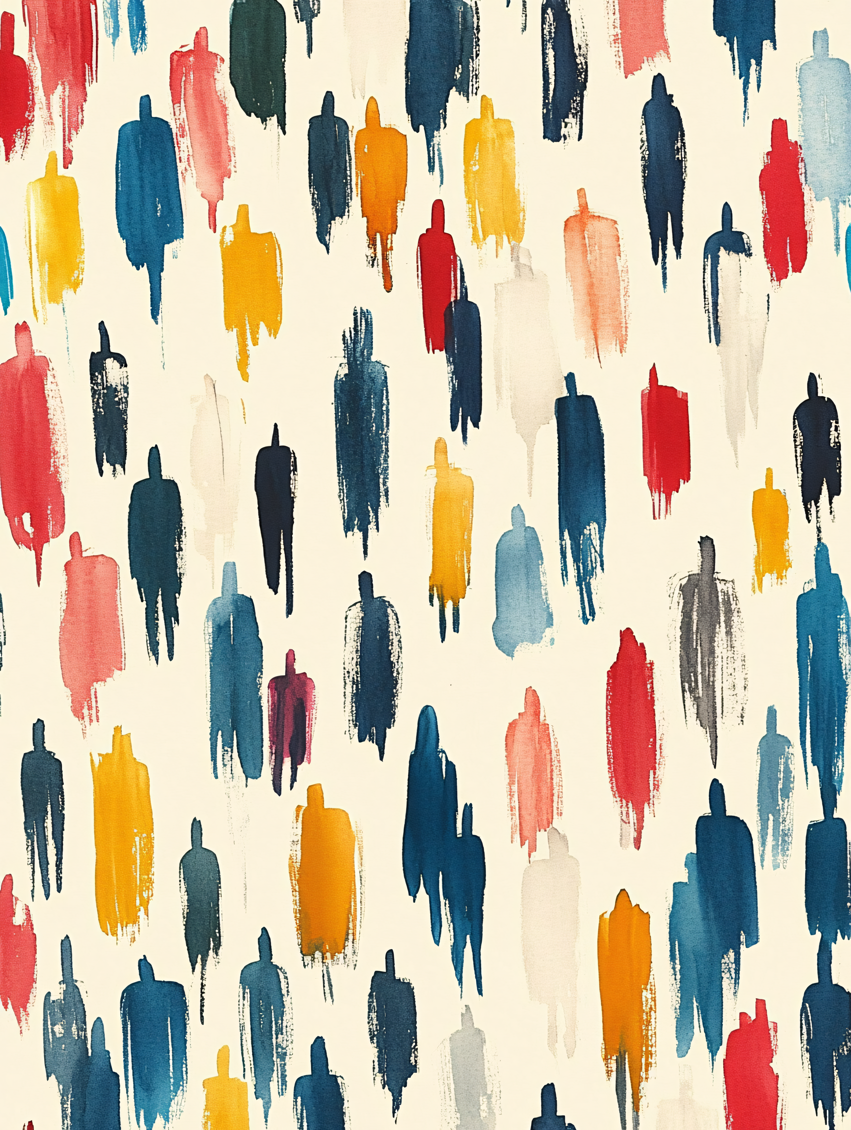 Abstract Figures Painting